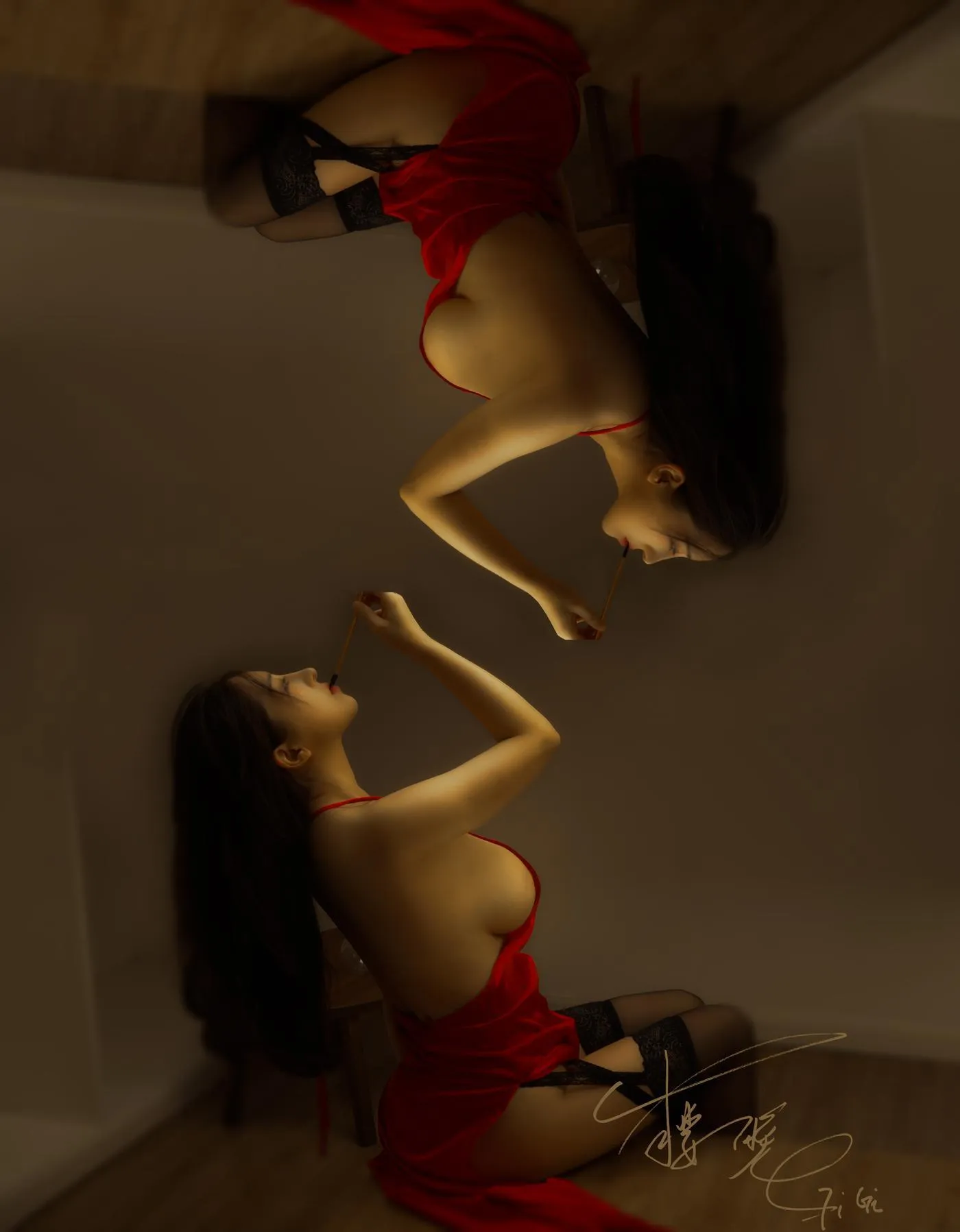 樱晚gigi – NO.13 粉丝群收费写真13 映 [22P]插图3
