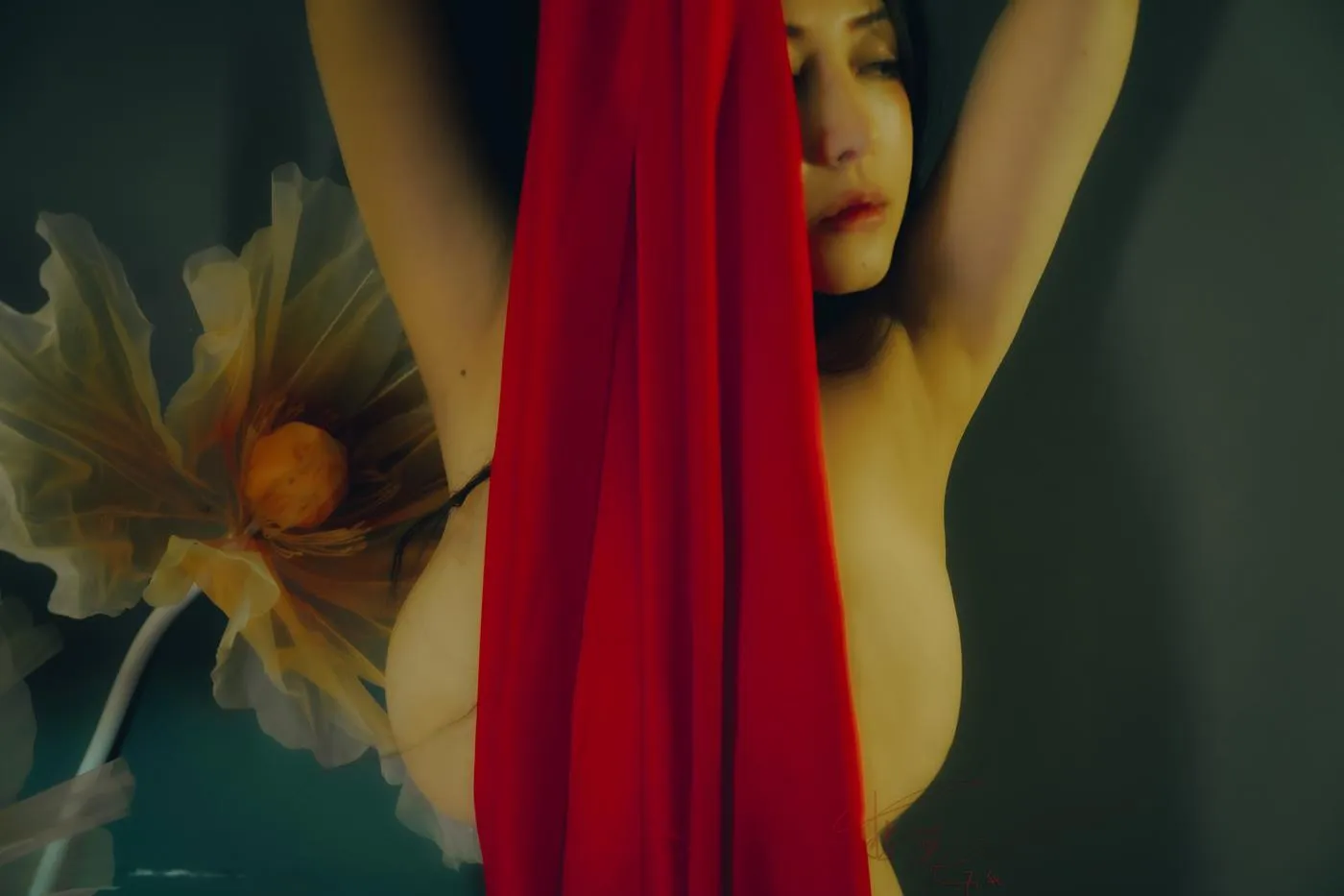 樱晚gigi – NO.21 粉丝群收费写真21 春.染 [25P]插图6