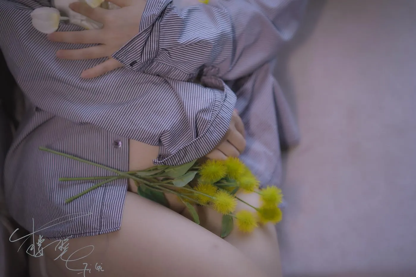 樱晚gigi – NO.29 粉丝群收费写真29 你的衬衫 [22P]插图