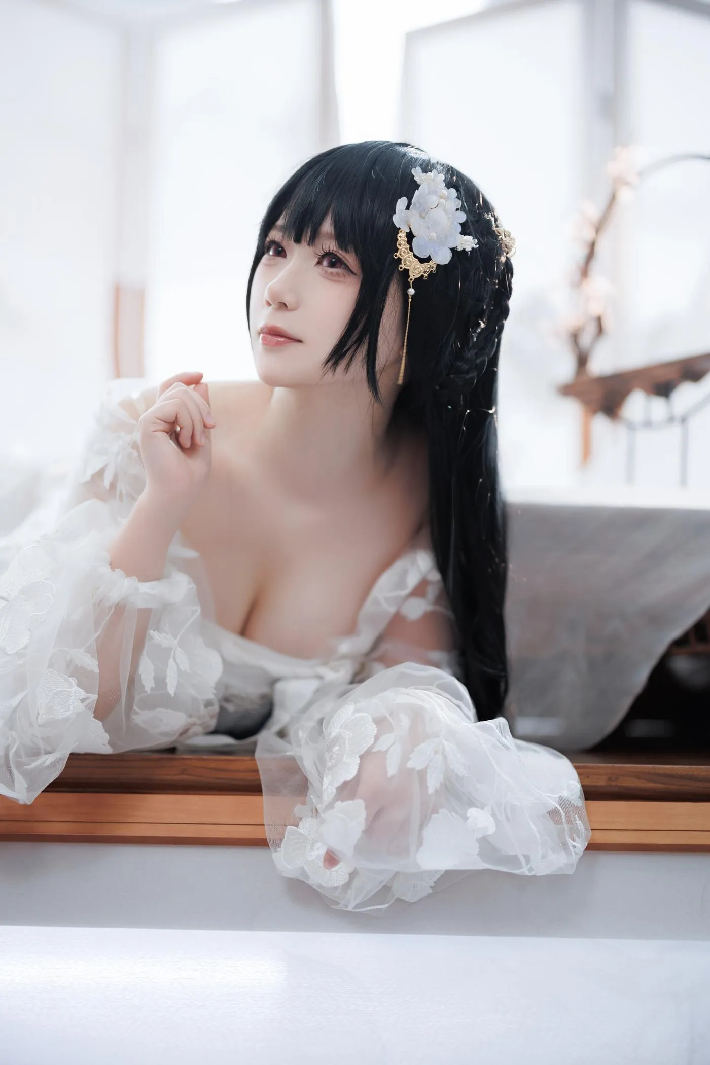 樱落酱w – NO.28 逸仙膏发凝脂 [31P]插图8