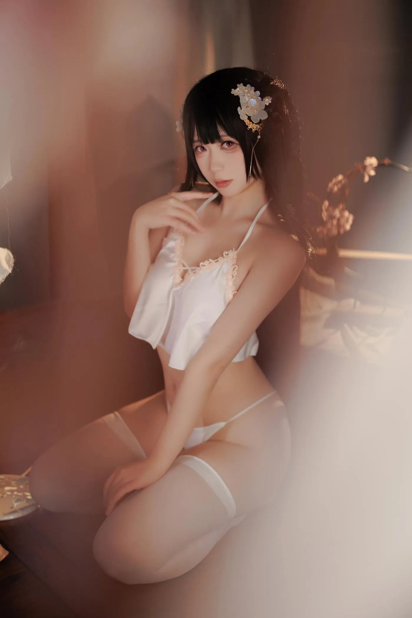 樱落酱w – NO.28 逸仙膏发凝脂 [31P]插图