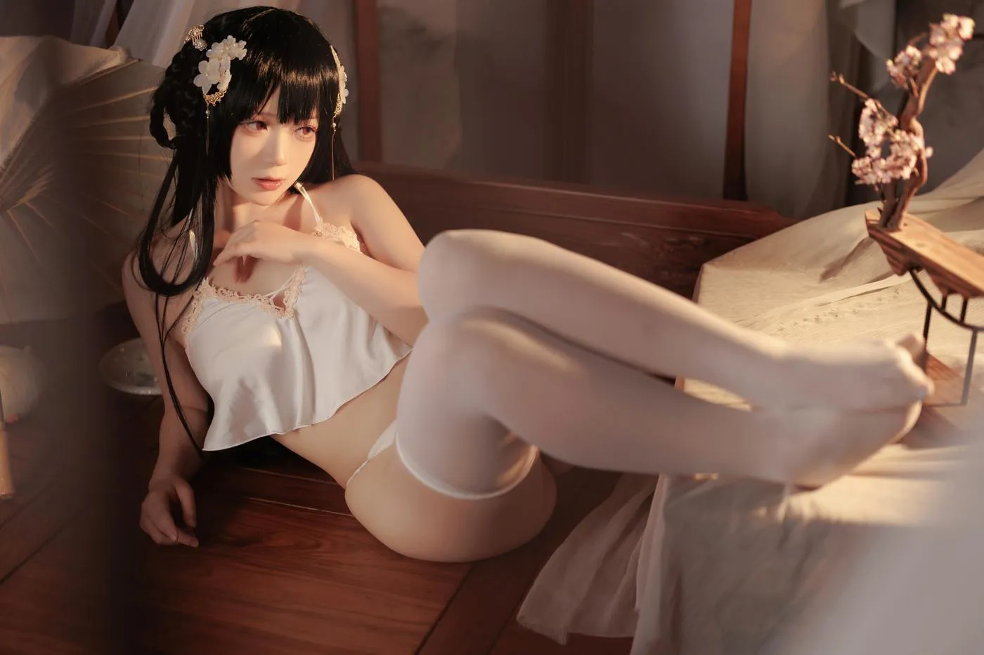 樱落酱w – NO.28 逸仙膏发凝脂 [31P]插图4