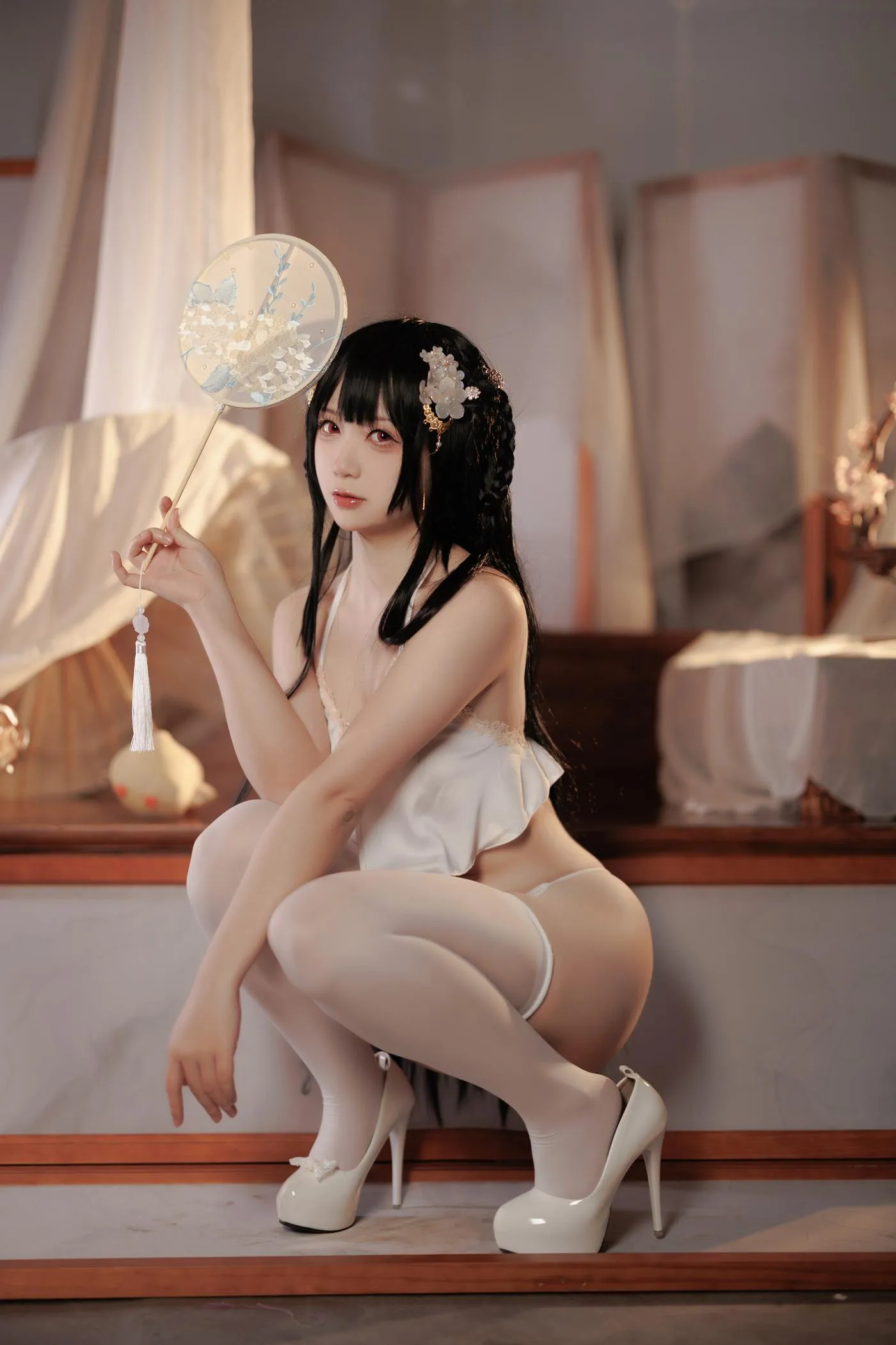 樱落酱w – NO.28 逸仙膏发凝脂 [31P]插图5