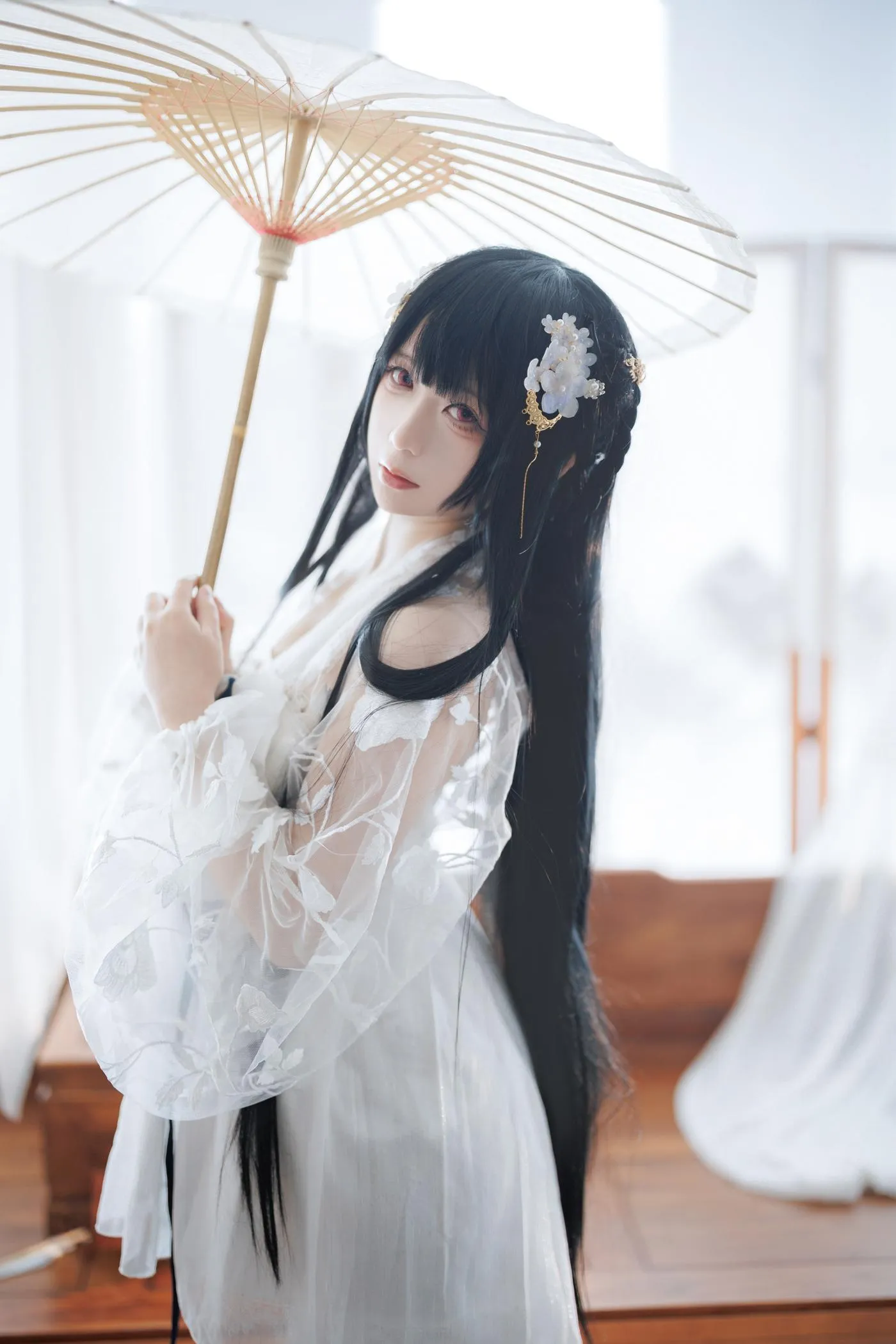 樱落酱w – NO.28 逸仙膏发凝脂 [31P]插图4