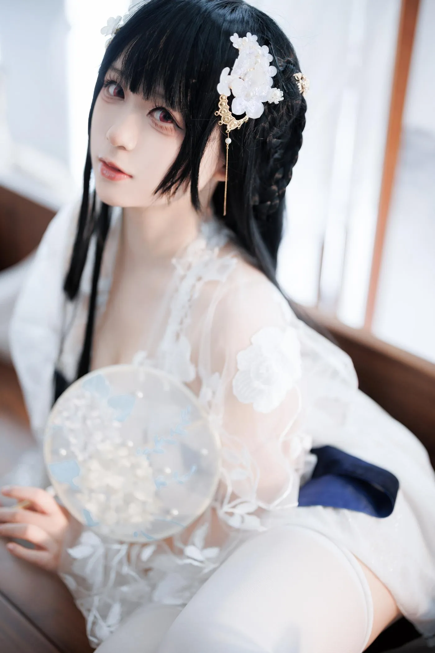樱落酱w – NO.28 逸仙膏发凝脂 [31P]插图5