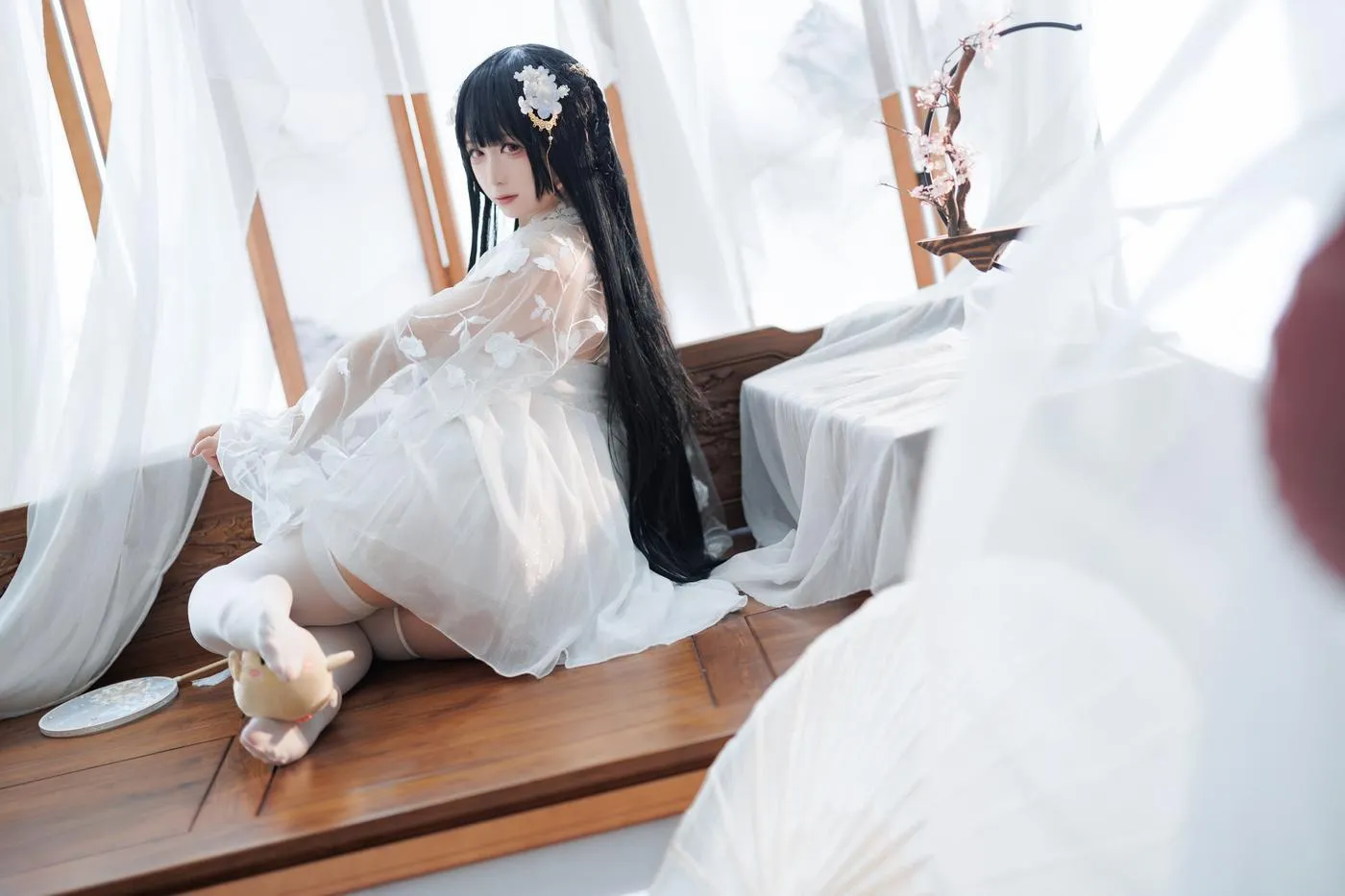 樱落酱w – NO.28 逸仙膏发凝脂 [31P]插图7