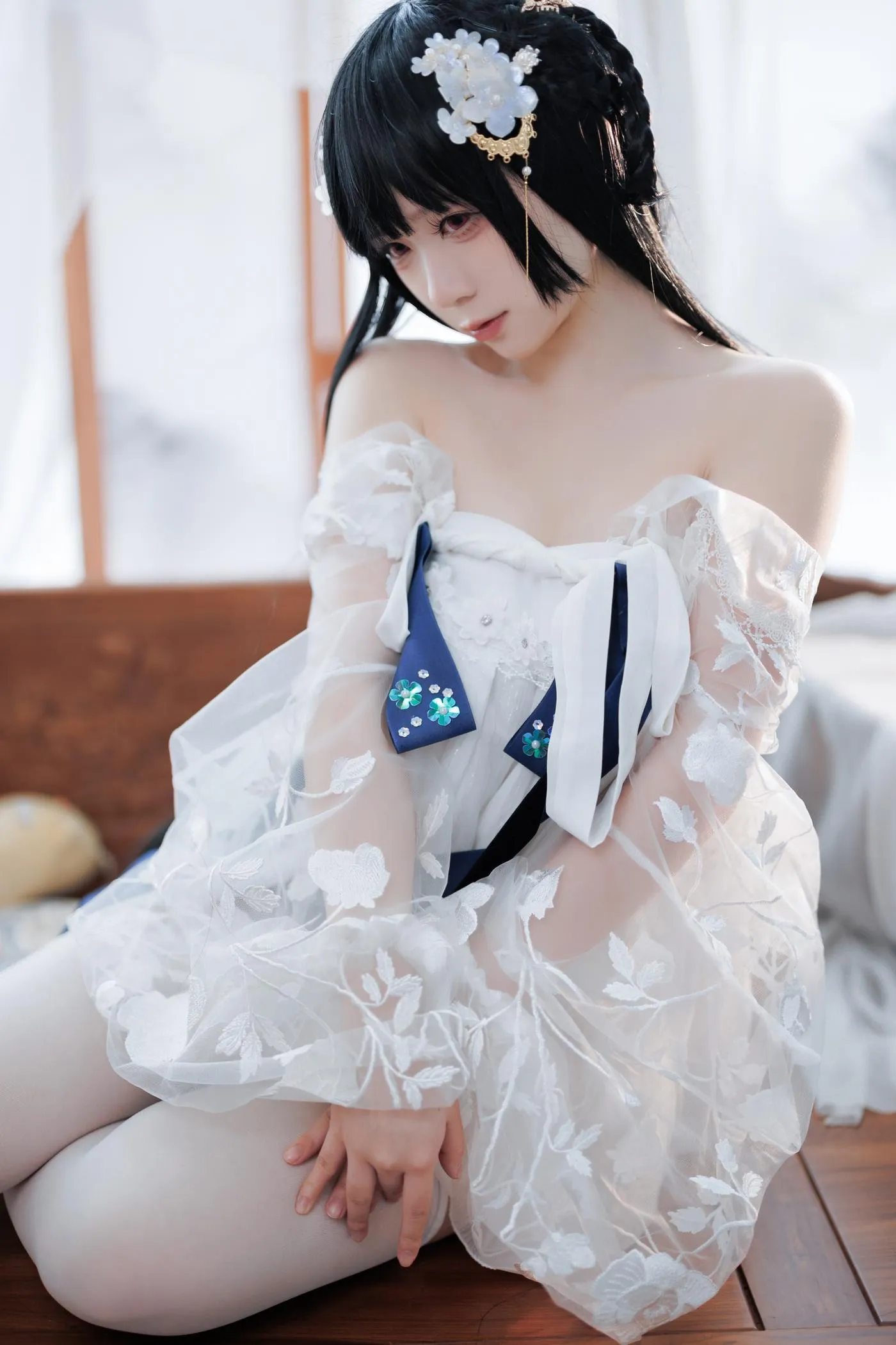 樱落酱w – NO.28 逸仙膏发凝脂 [31P]插图