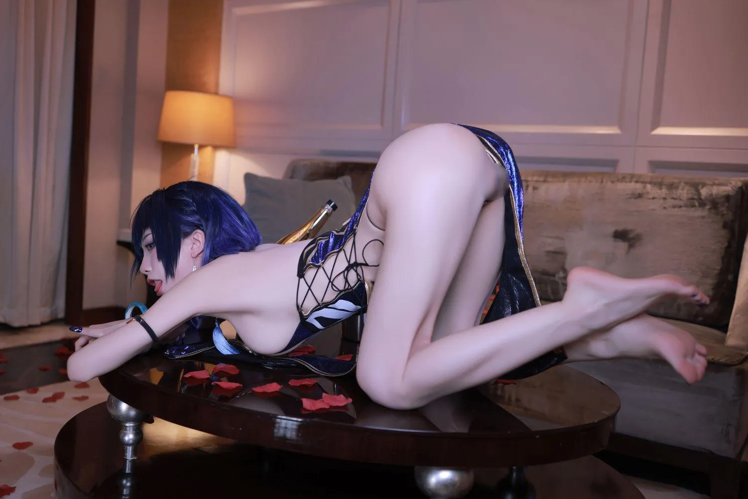 水淼Aqua – NO.137 夜兰礼服 [85P]插图7