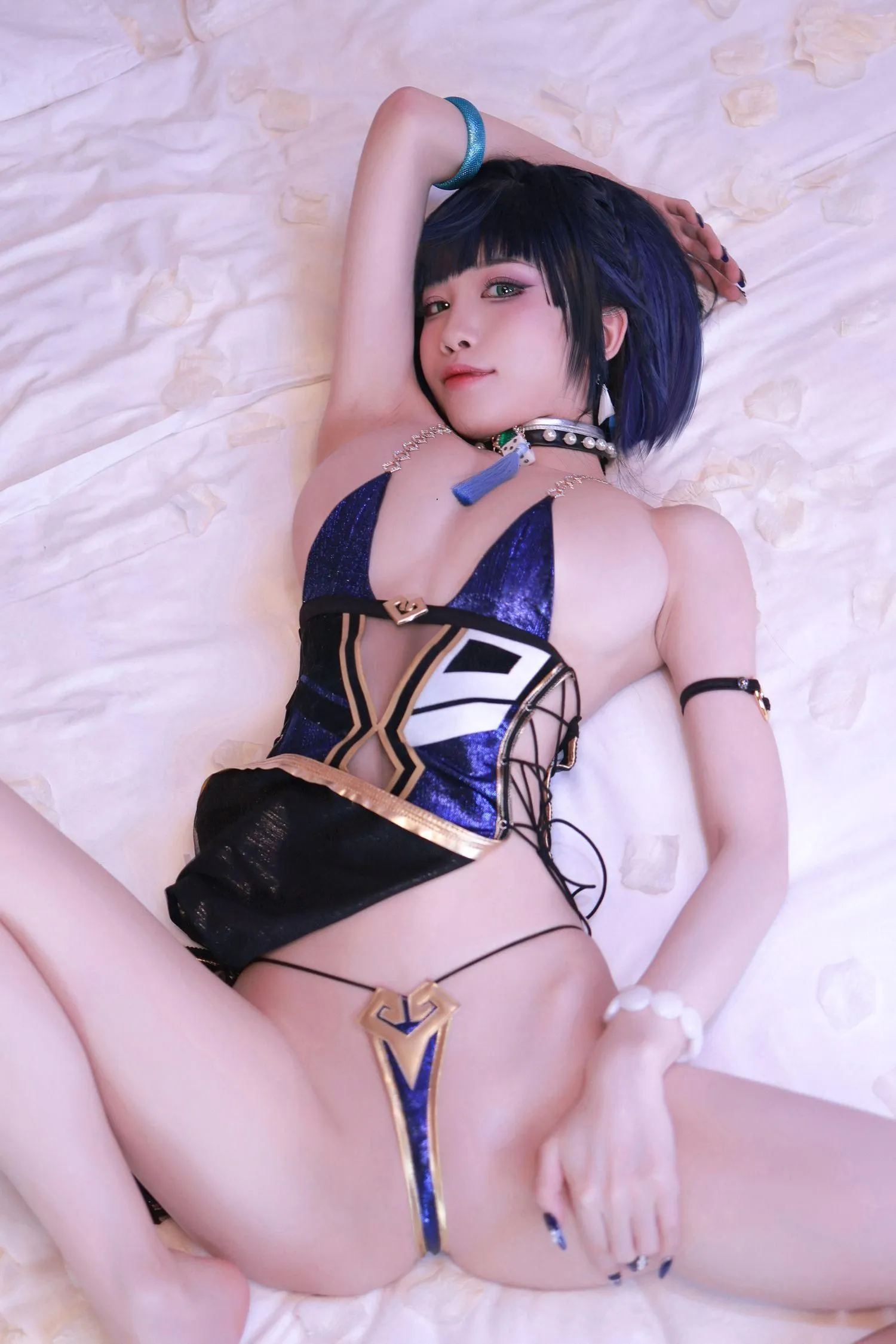 水淼Aqua – NO.137 夜兰礼服 [85P]插图9