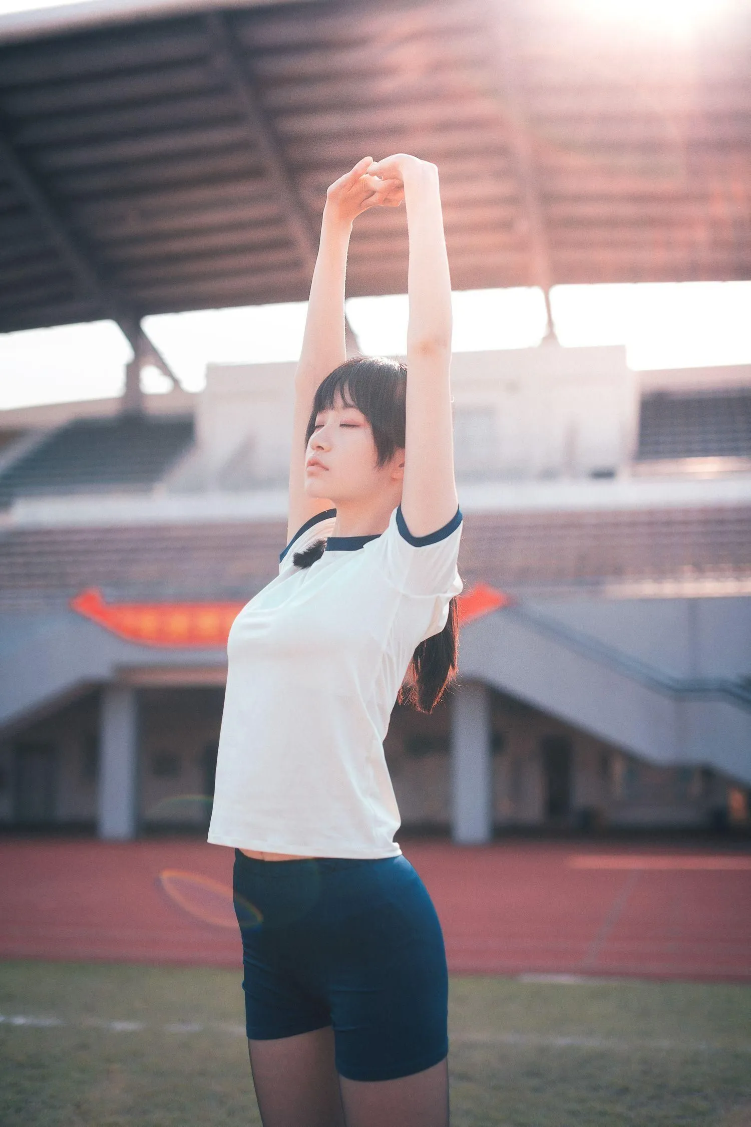 沧霁桔梗 – NO.06 -黑丝体操服 [53P]插图9