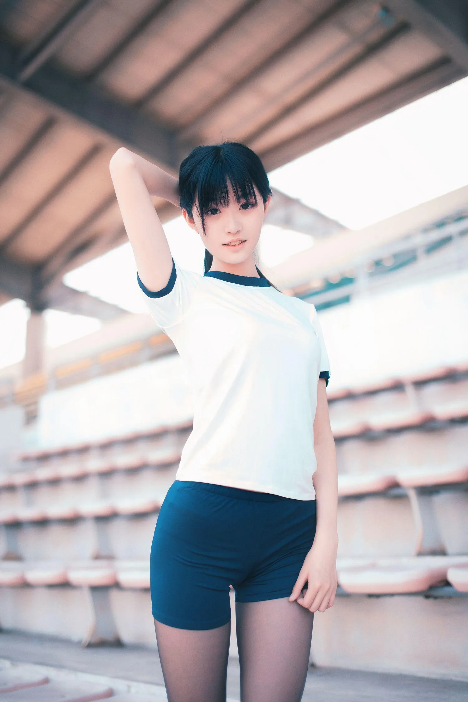 沧霁桔梗 – NO.06 -黑丝体操服 [53P]插图1