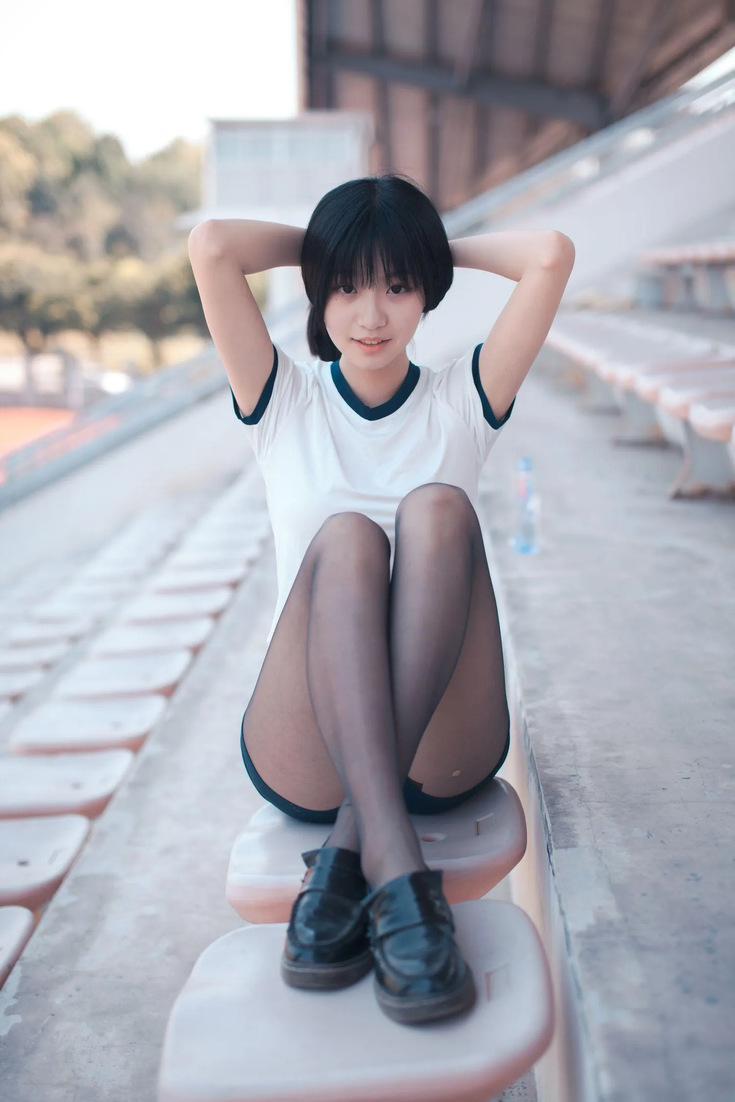 沧霁桔梗 – NO.06 -黑丝体操服 [53P]插图1