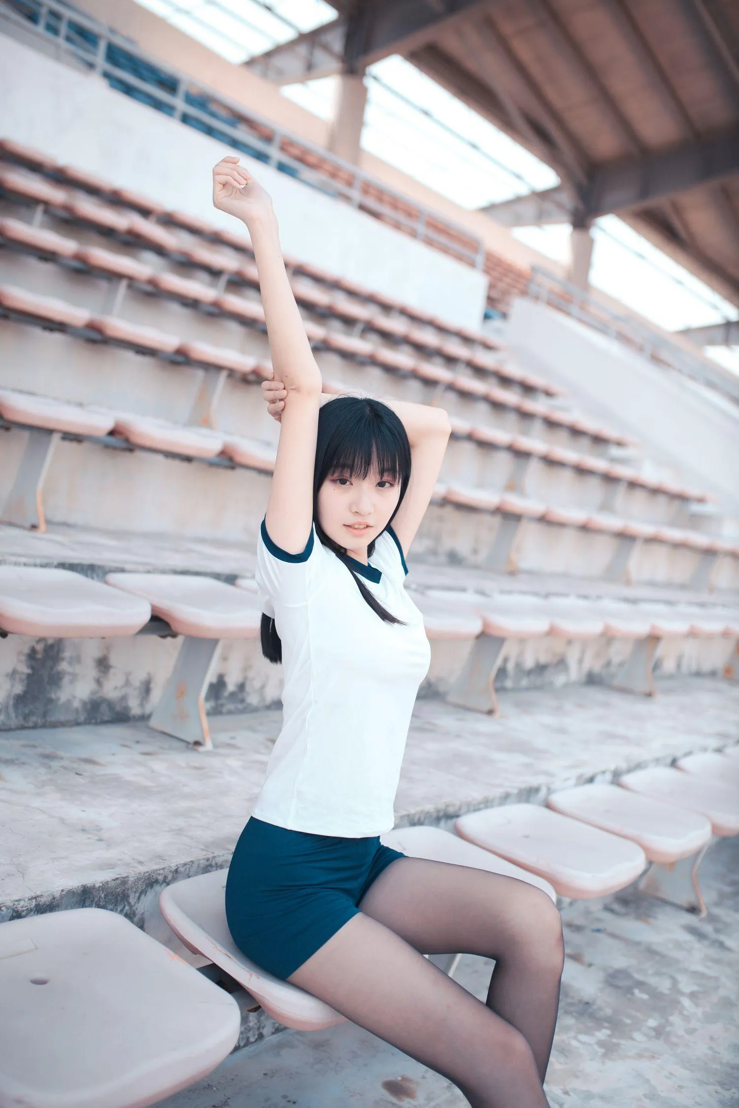 沧霁桔梗 – NO.06 -黑丝体操服 [53P]插图2