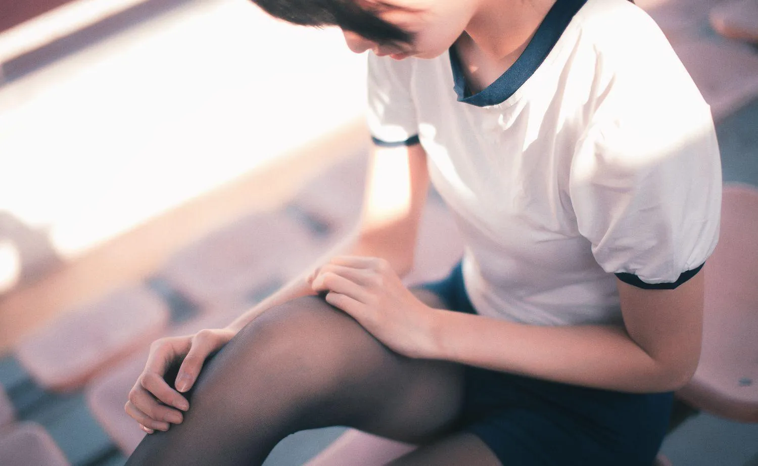 沧霁桔梗 – NO.06 -黑丝体操服 [53P]插图3