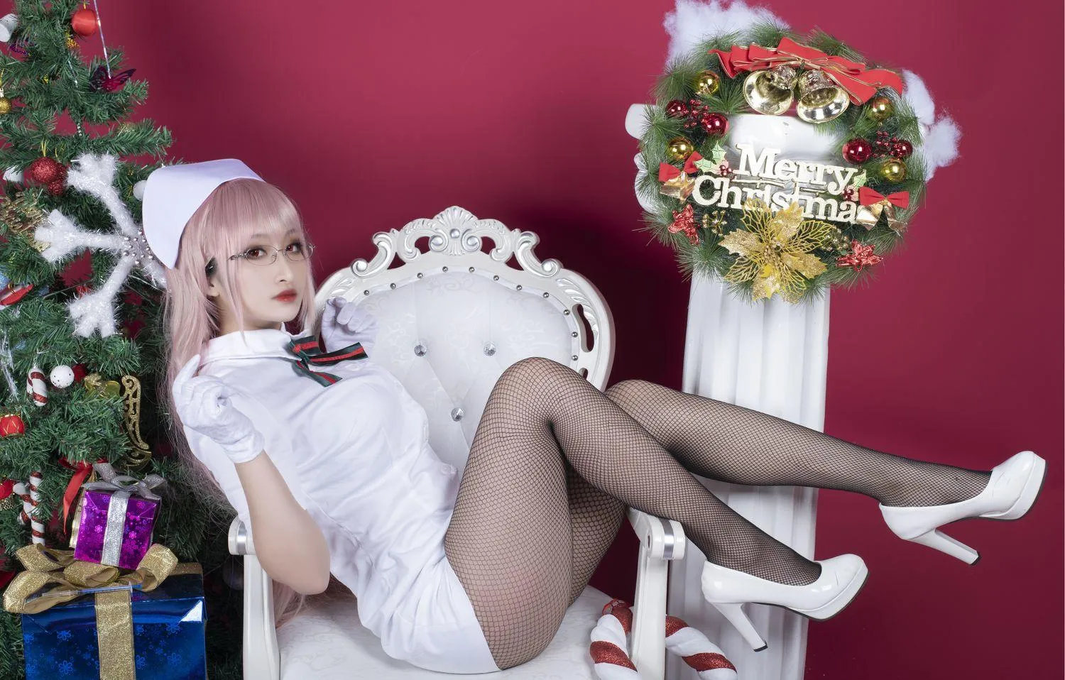 洛璃 LoLiSAMA NO.012 圣诞南丁格尔 [56P]插图6