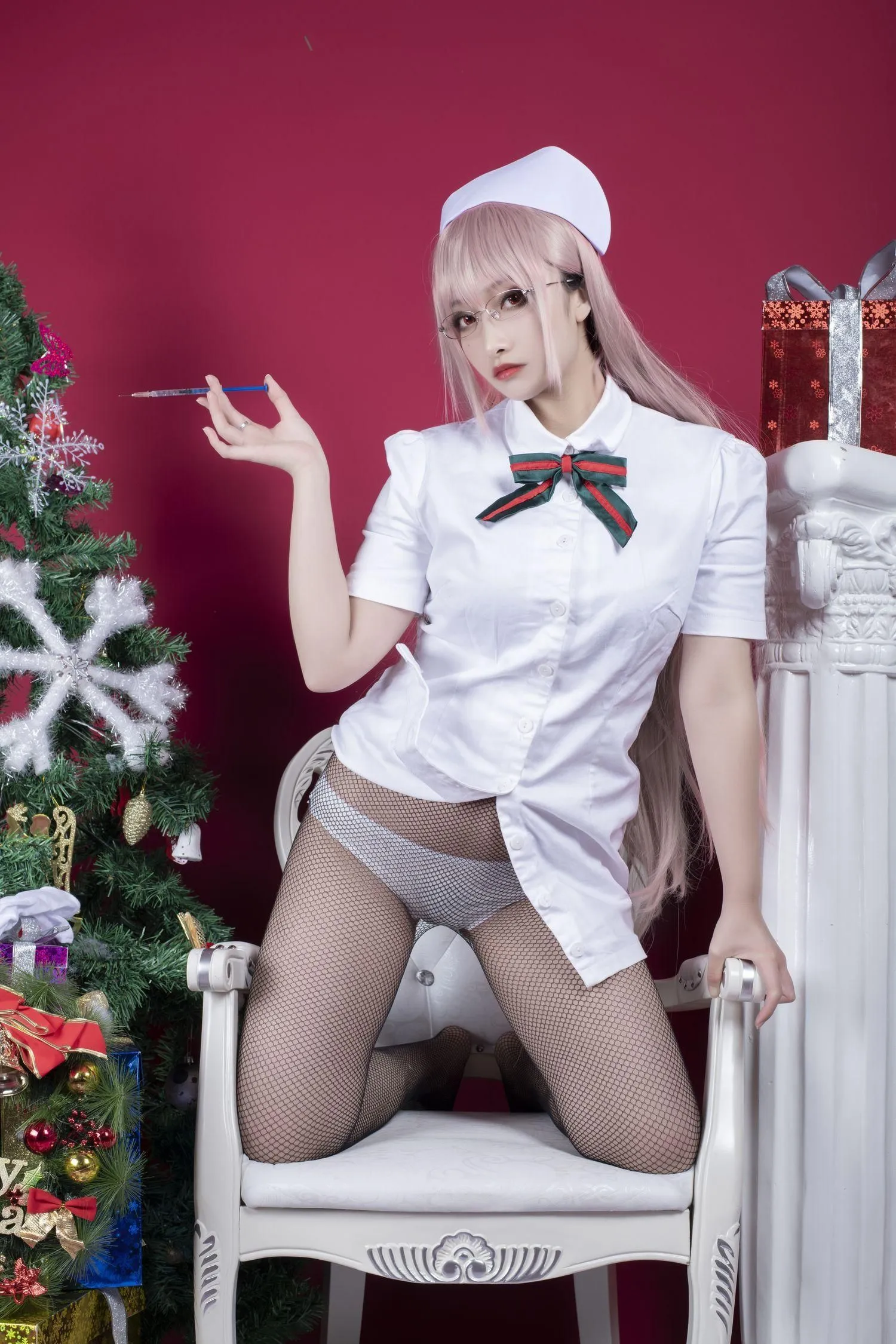 洛璃 LoLiSAMA NO.012 圣诞南丁格尔 [56P]插图7