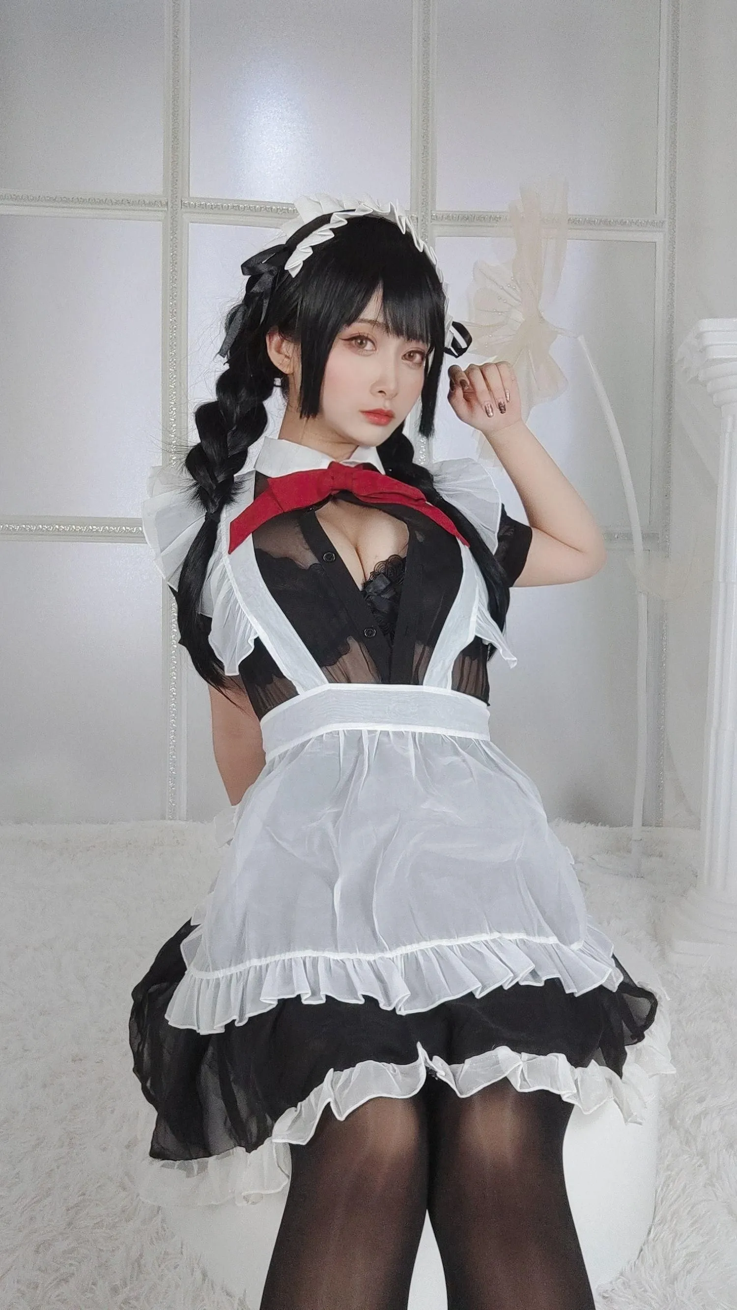 洛璃 LoLiSAMA NO.016 黑丝女仆 [93P]插图6