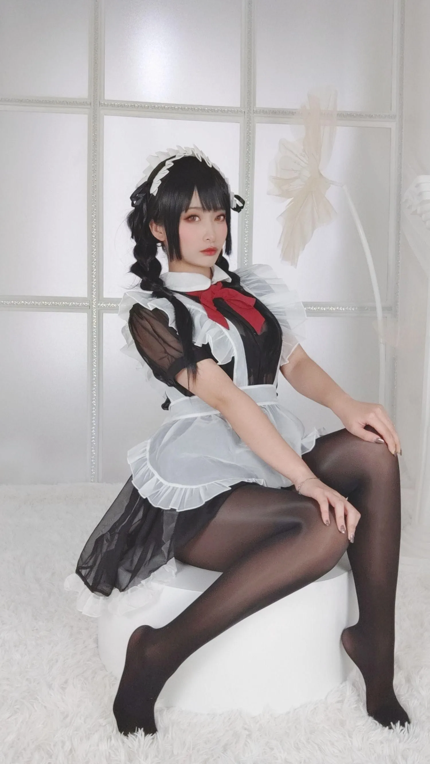 洛璃 LoLiSAMA NO.016 黑丝女仆 [93P]插图8