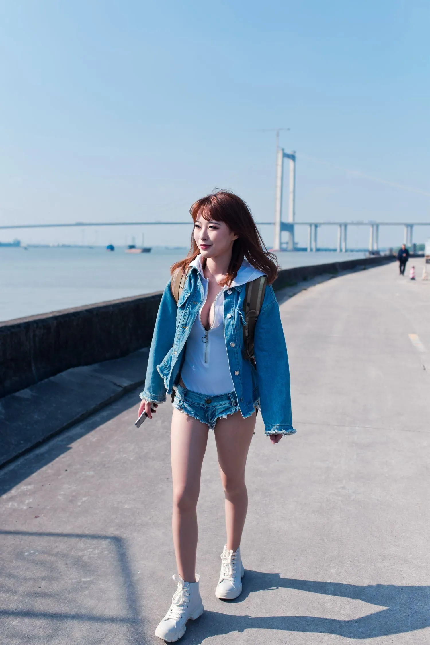 清水由乃 – NO.03 御风街拍 轻水海鸥岛RS牛仔街拍 [175P]插图2