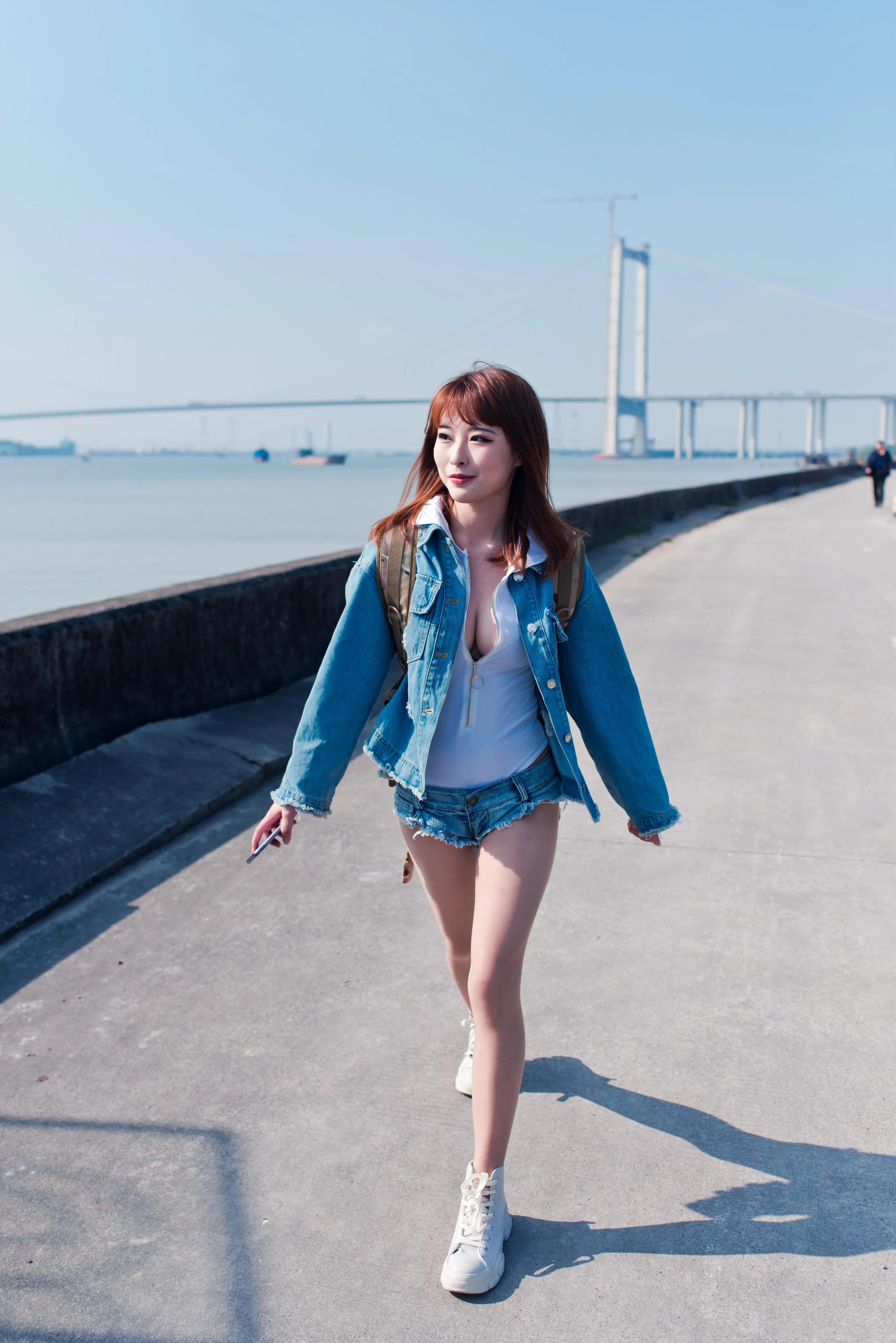 清水由乃 – NO.03 御风街拍 轻水海鸥岛RS牛仔街拍[1] [144P]插图2
