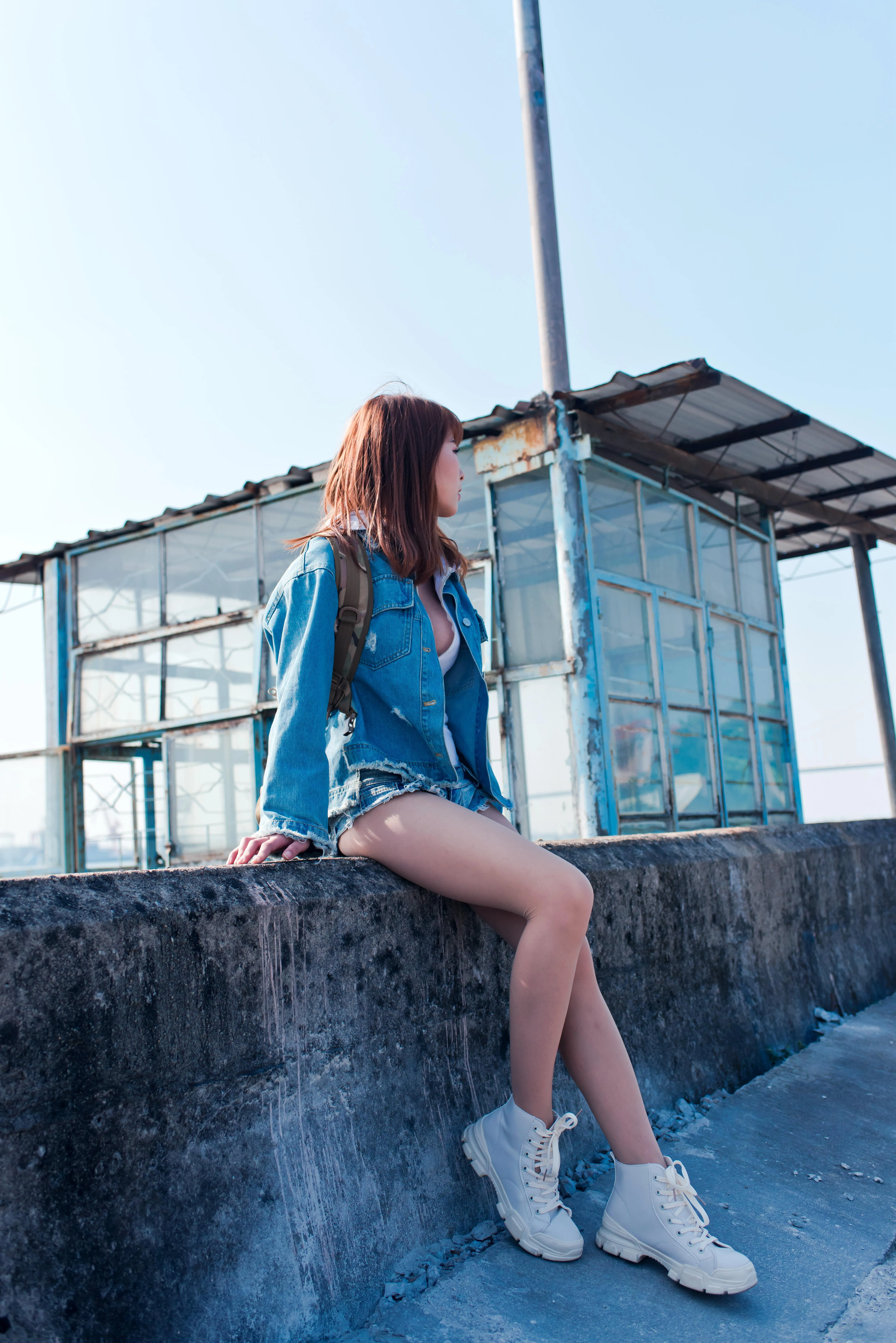 清水由乃 – NO.03 御风街拍 轻水海鸥岛RS牛仔街拍[1] [144P]插图3