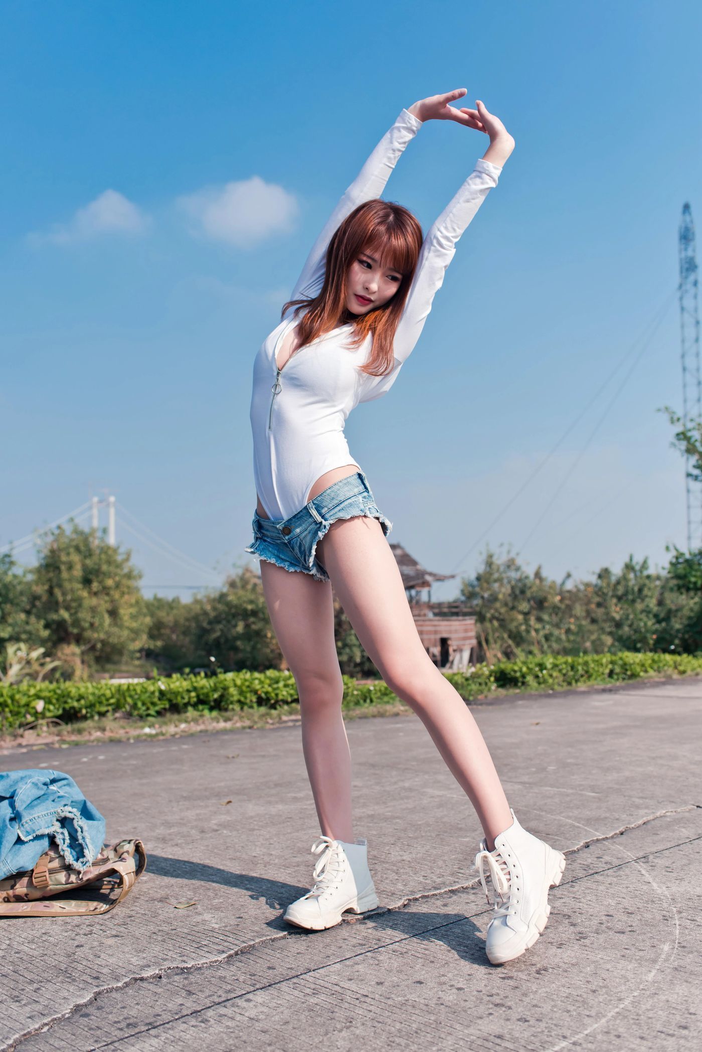 清水由乃 – NO.03 御风街拍 轻水海鸥岛RS牛仔街拍[1] [144P]插图9
