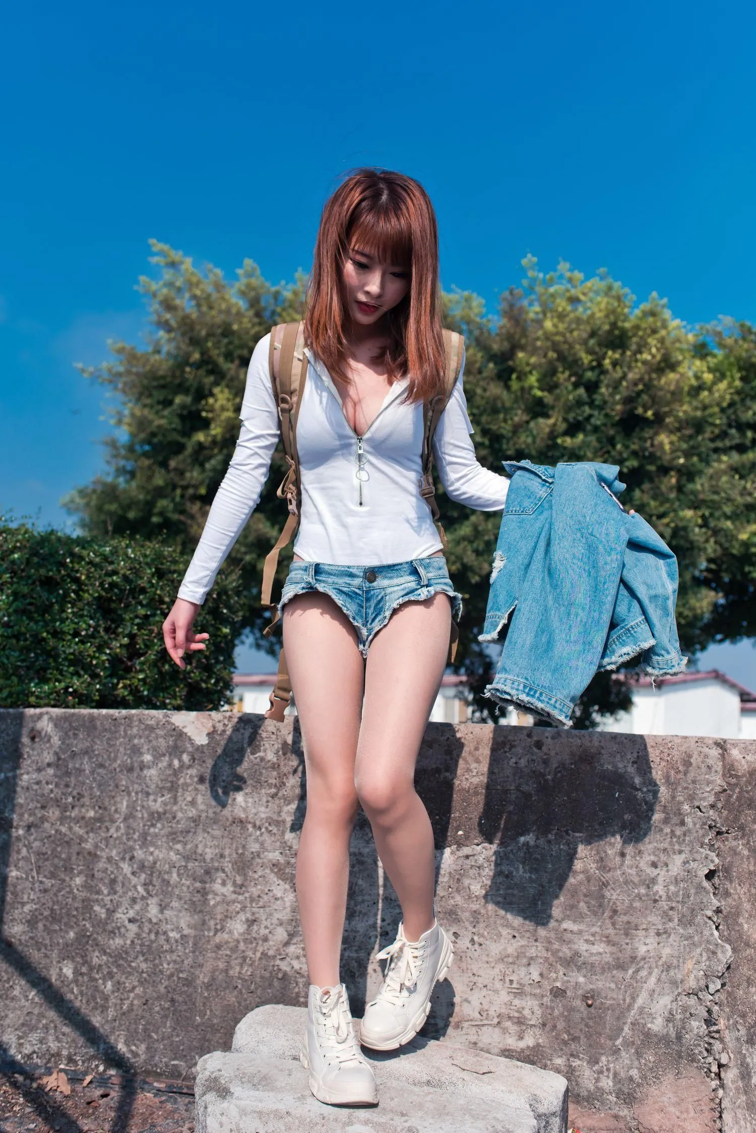 清水由乃 – NO.03 御风街拍 轻水海鸥岛RS牛仔街拍[2] [94P]插图9