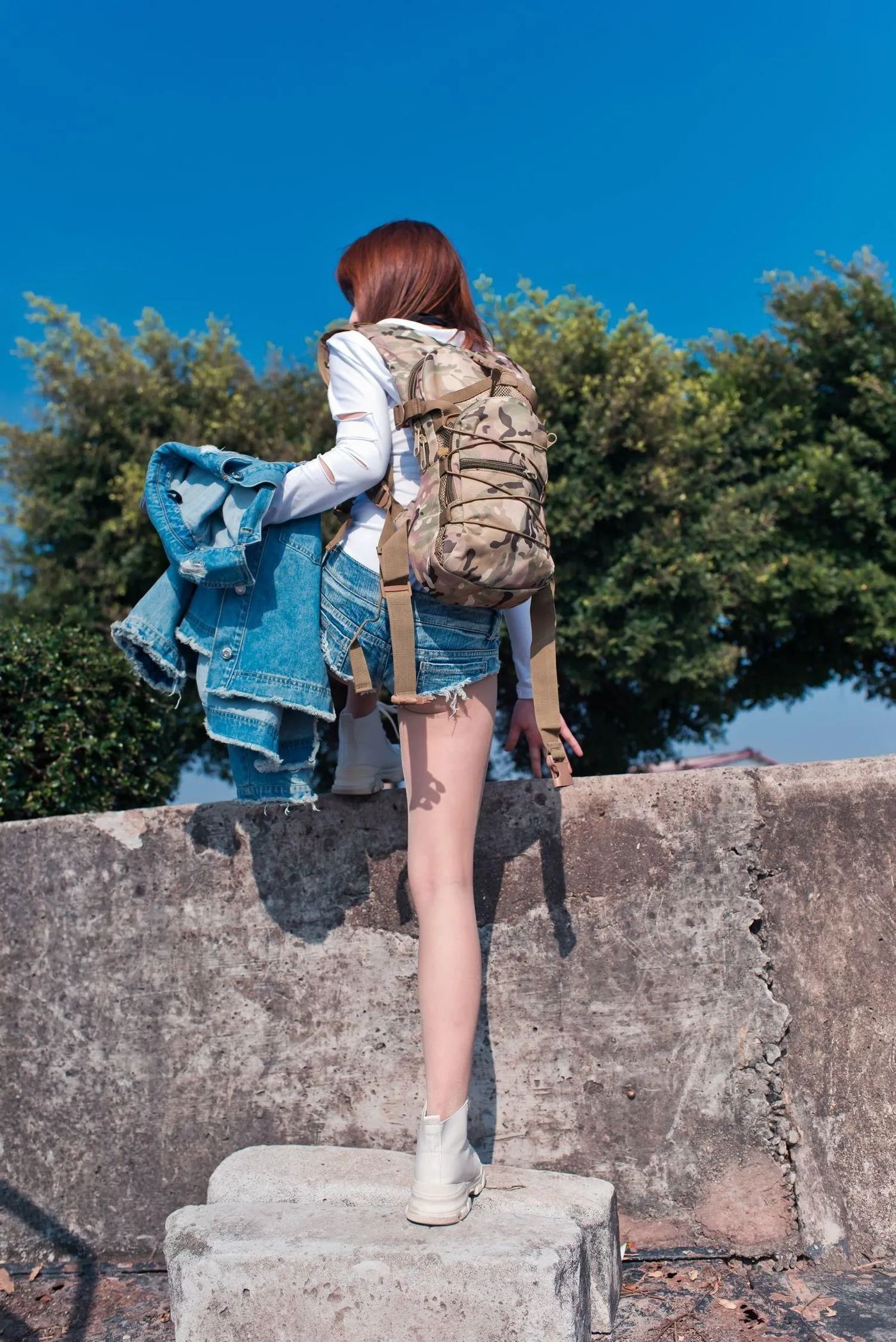 清水由乃 – NO.03 御风街拍 轻水海鸥岛RS牛仔街拍[2] [94P]插图3
