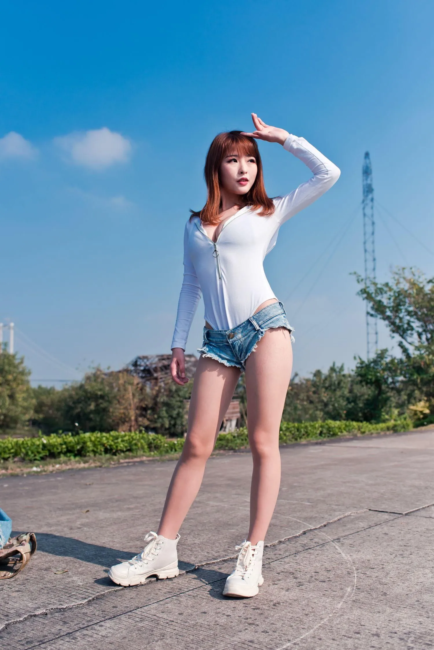 清水由乃 – NO.03 御风街拍 轻水海鸥岛RS牛仔街拍[2] [94P]插图8