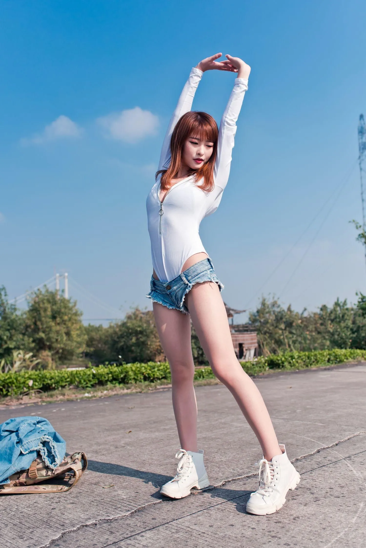 清水由乃 – NO.03 御风街拍 轻水海鸥岛RS牛仔街拍[2] [94P]插图