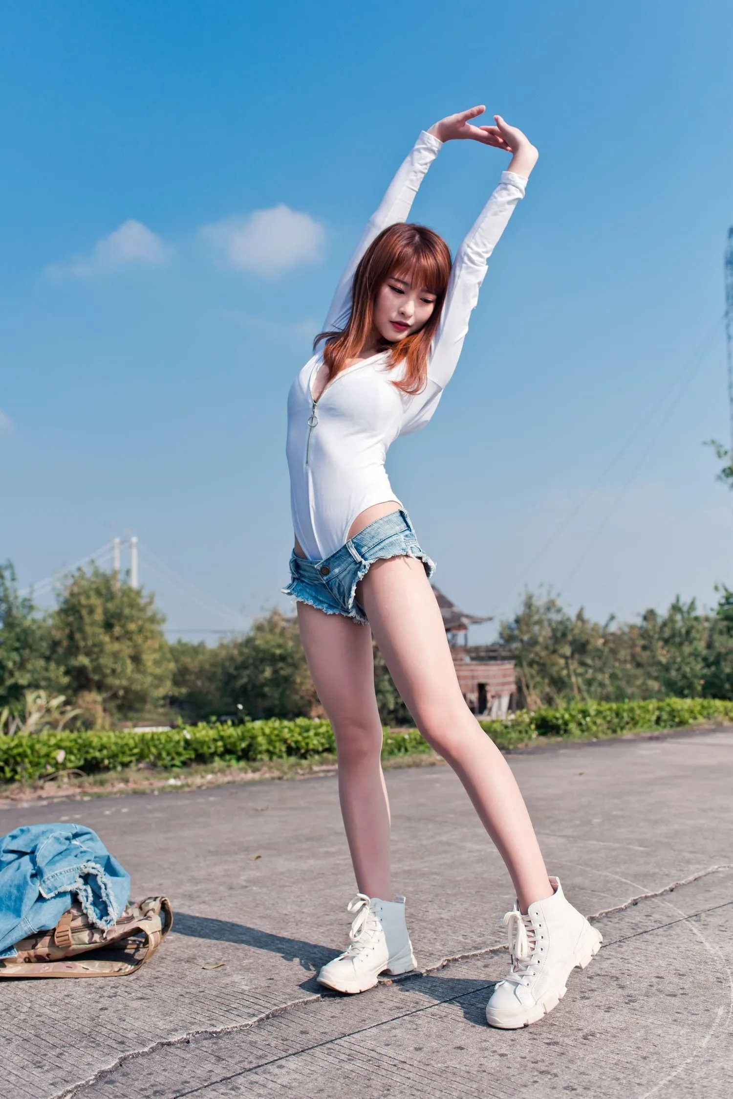 清水由乃 – NO.03 御风街拍 轻水海鸥岛RS牛仔街拍[2] [94P]插图1