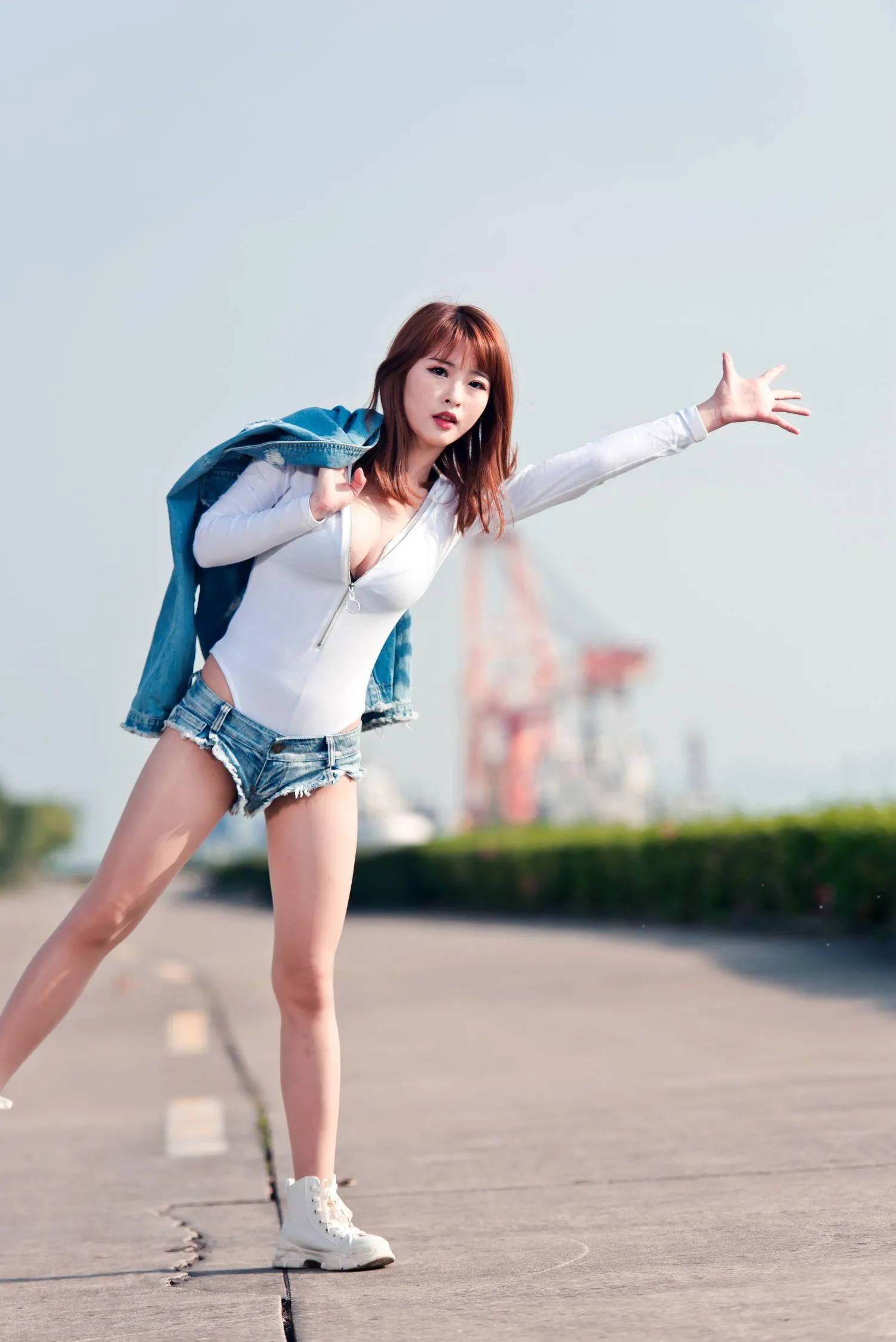 清水由乃 – NO.03 御风街拍 轻水海鸥岛RS牛仔街拍[2] [94P]插图1