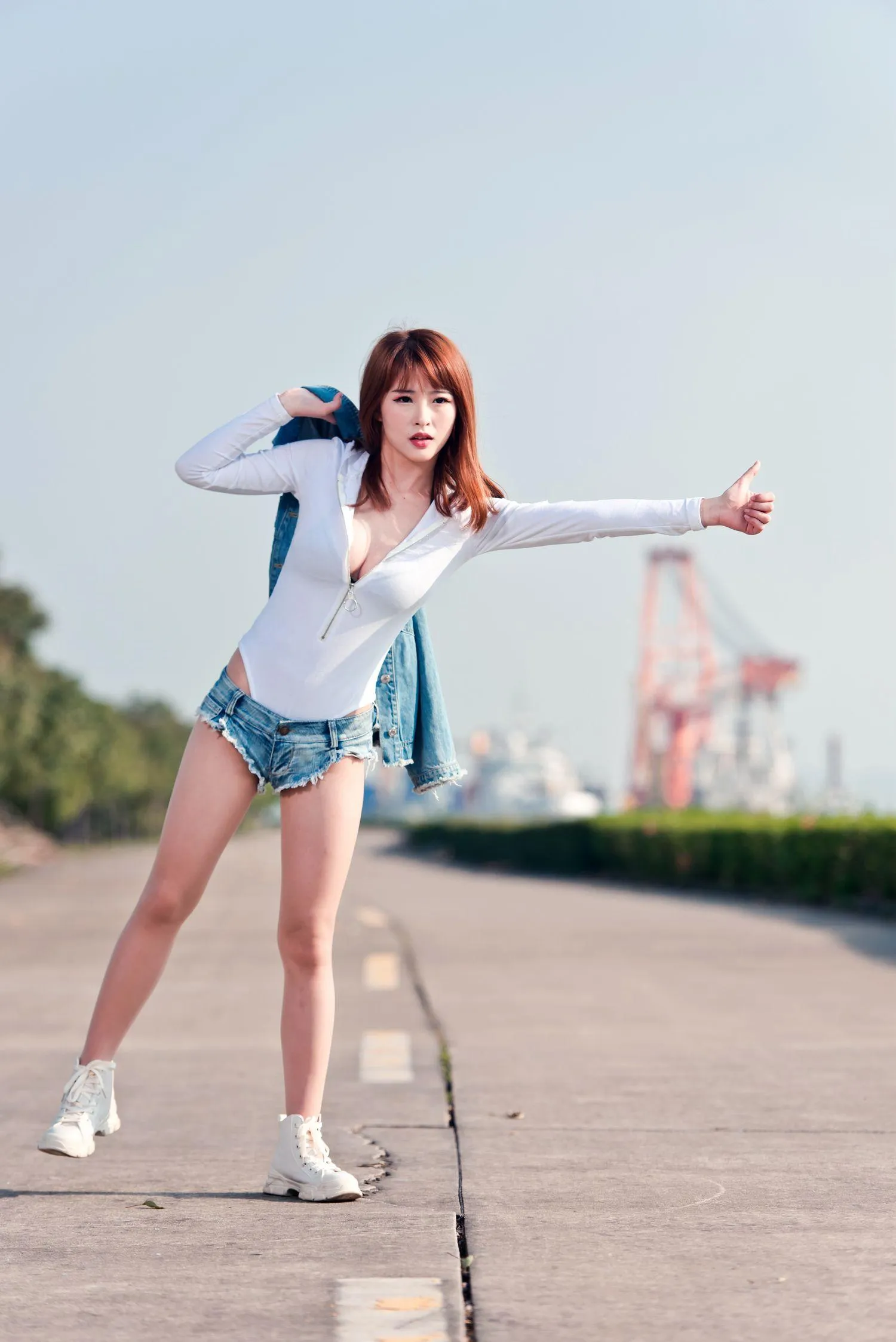 清水由乃 – NO.03 御风街拍 轻水海鸥岛RS牛仔街拍[2] [94P]插图4
