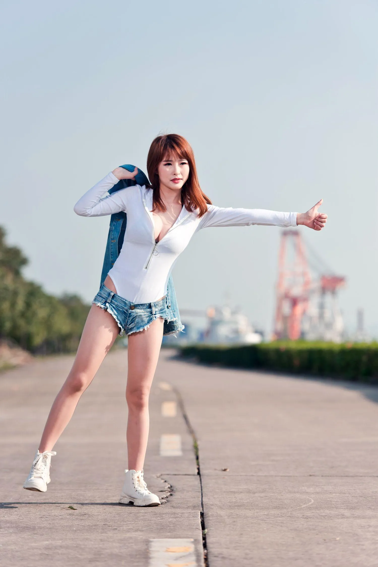 清水由乃 – NO.03 御风街拍 轻水海鸥岛RS牛仔街拍[2] [94P]插图5