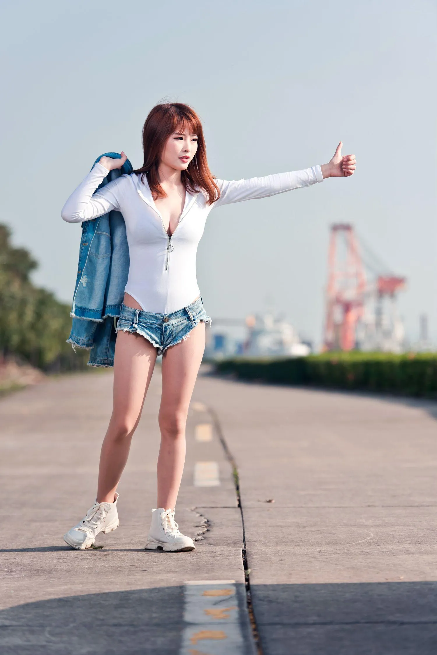 清水由乃 – NO.03 御风街拍 轻水海鸥岛RS牛仔街拍[2] [94P]插图6