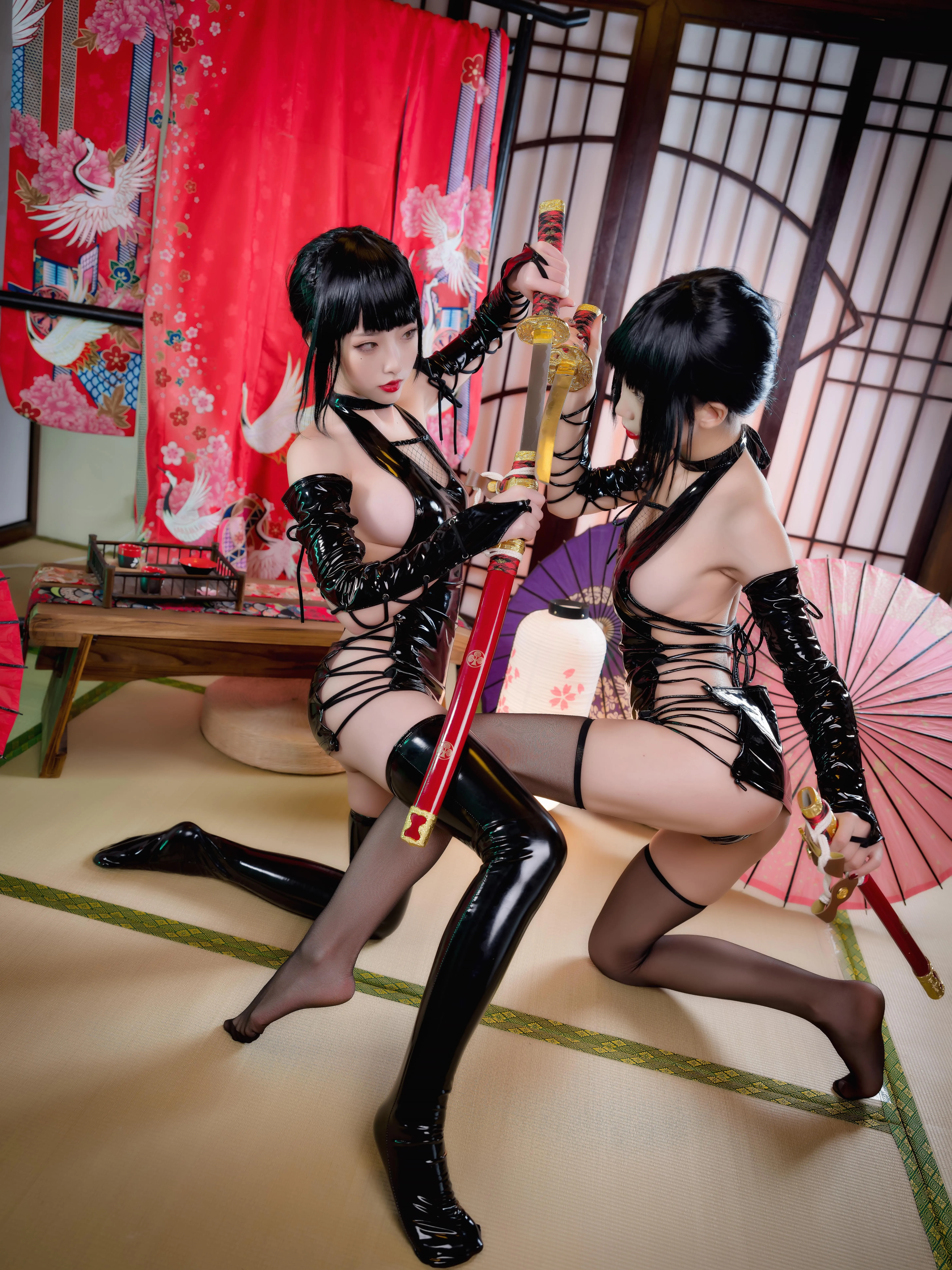 清水由乃 – NO.09 &水淼 忍者双人 [31P]插图9