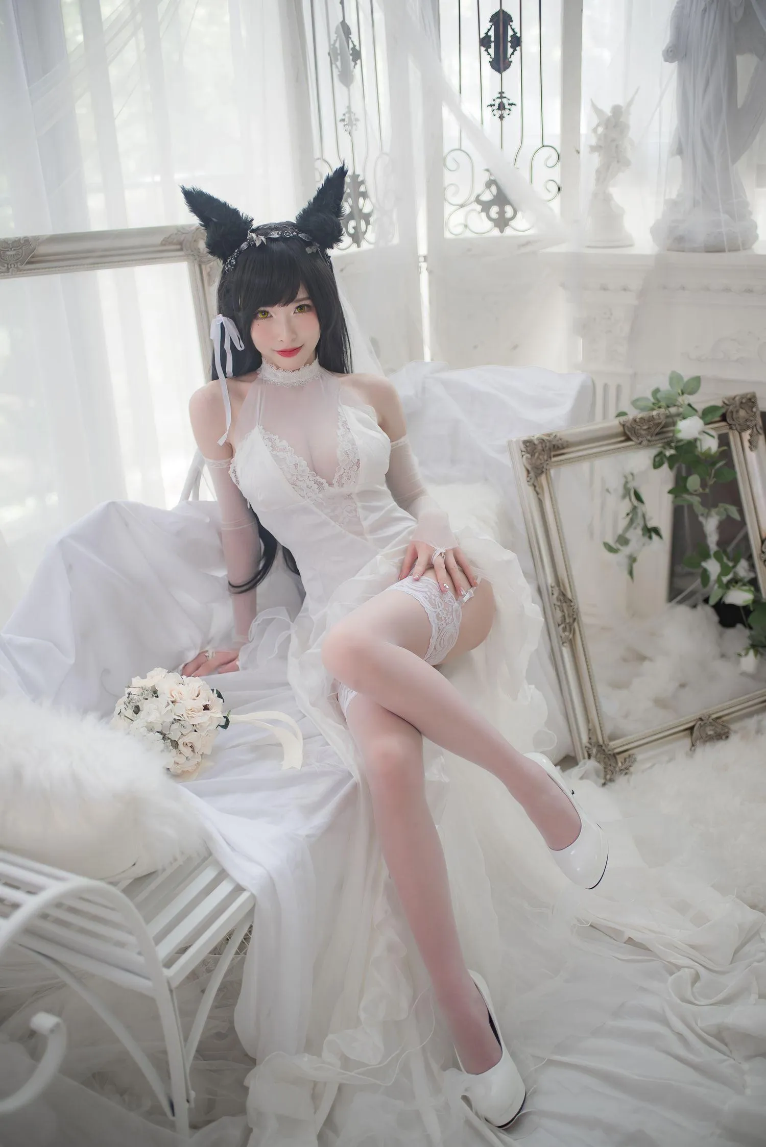 清水由乃 – NO.14 爱宕婚纱 [49P]插图8