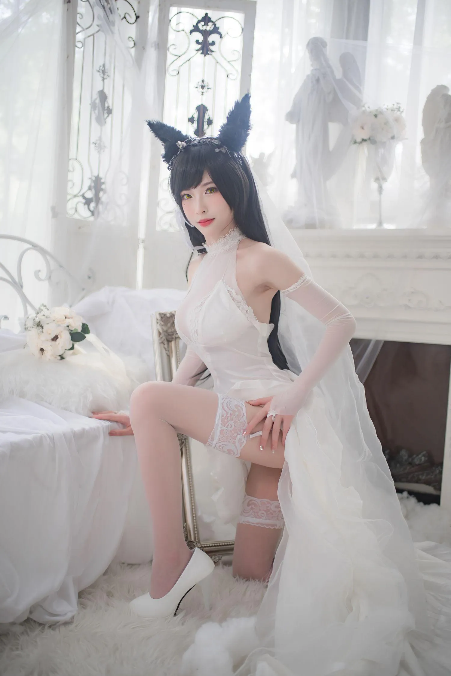 清水由乃 – NO.14 爱宕婚纱 [49P]插图1