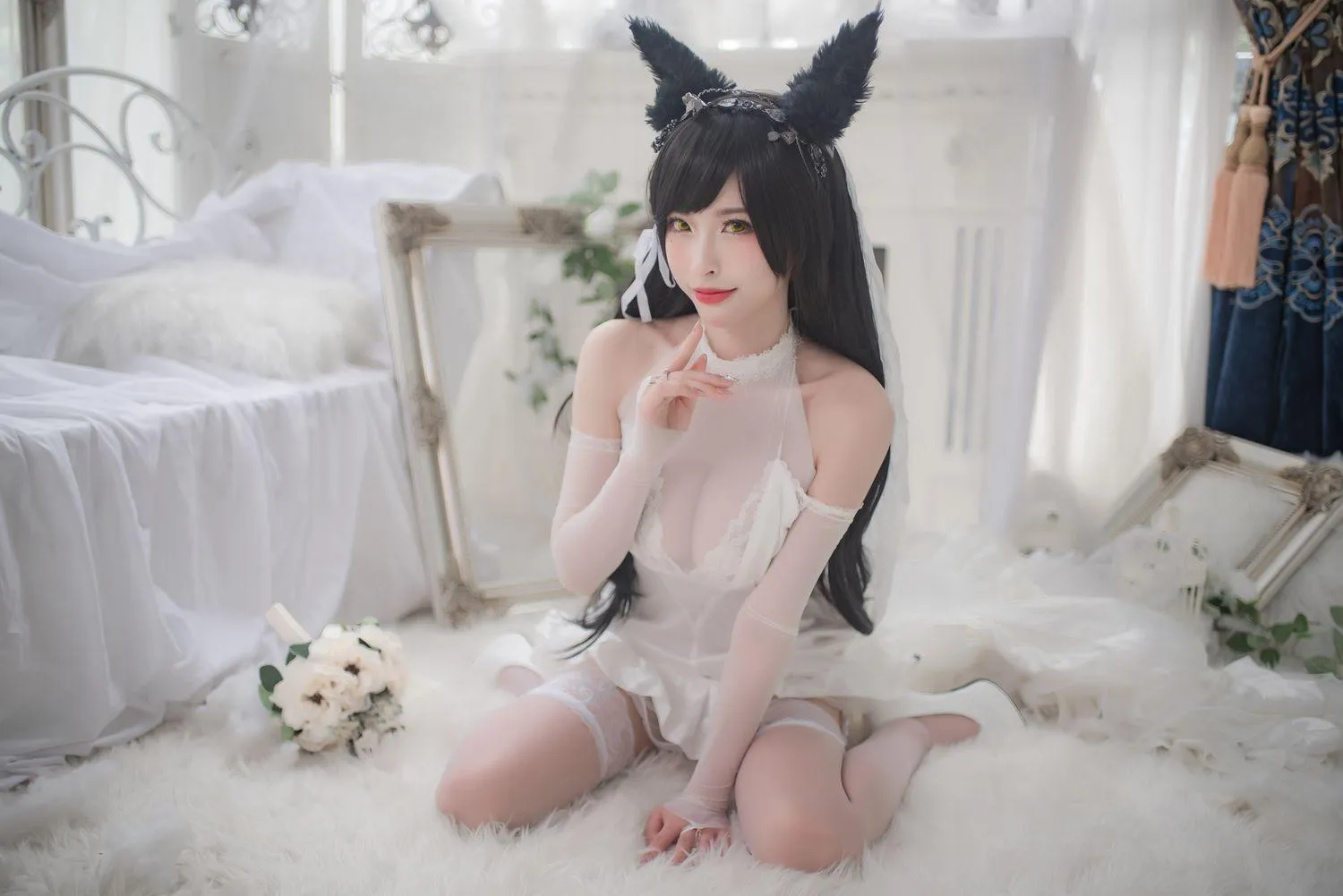 清水由乃 – NO.14 爱宕婚纱 [49P]插图2