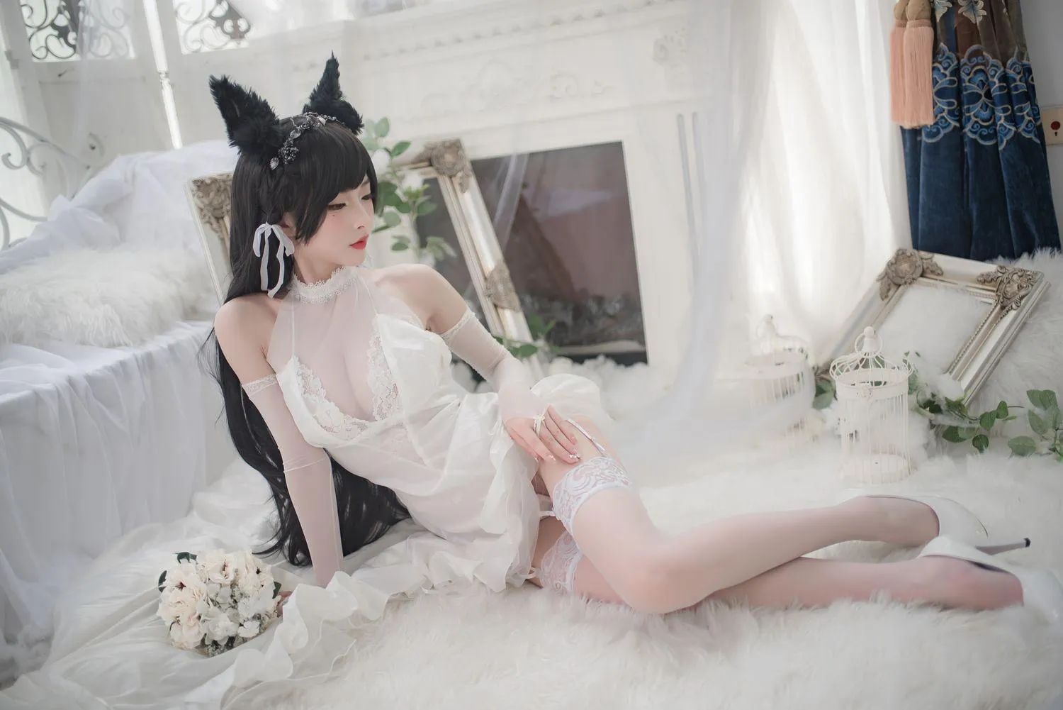 清水由乃 – NO.14 爱宕婚纱 [49P]插图3