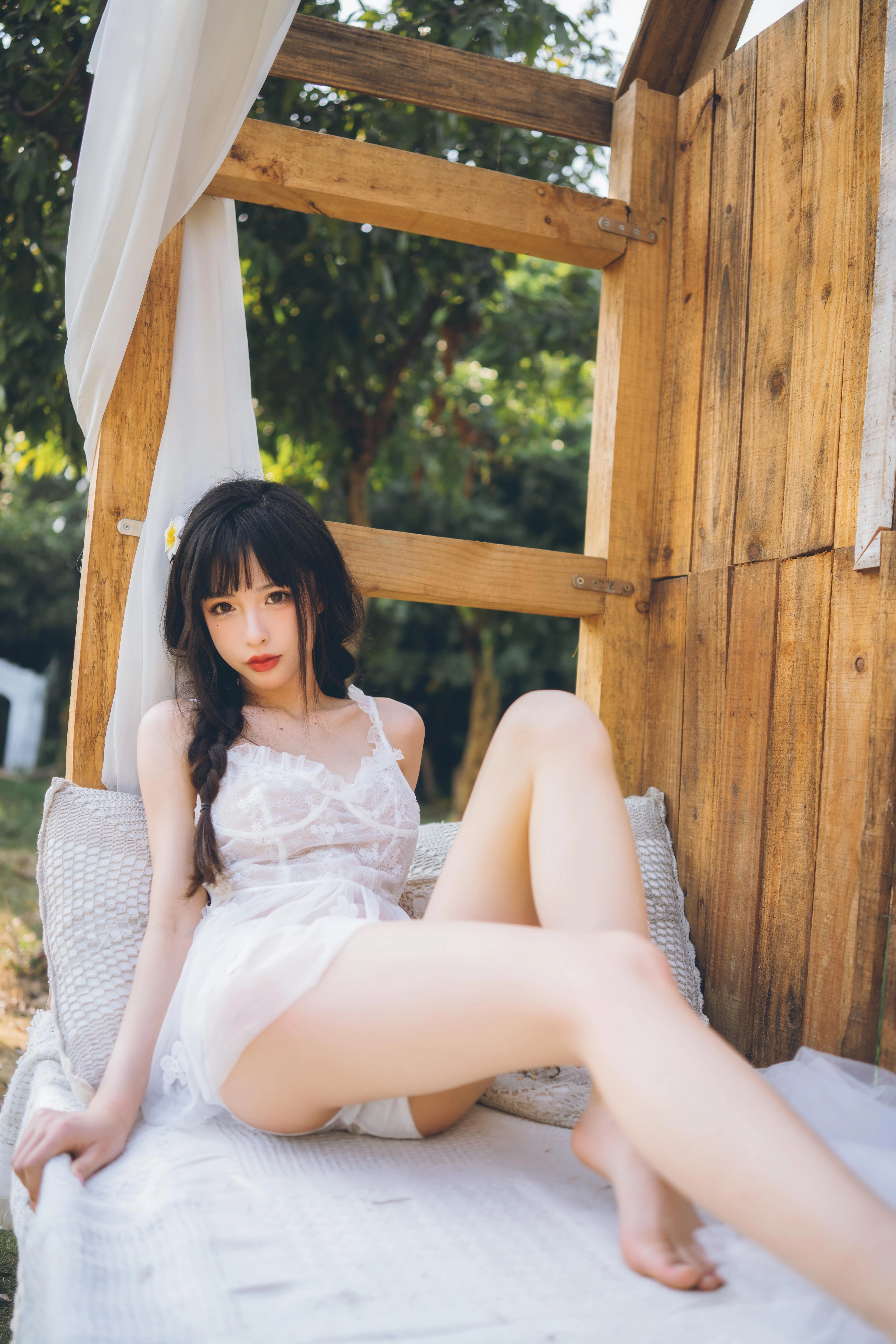 清水由乃 – NO.21 田园蕾丝裙 [65P]插图1
