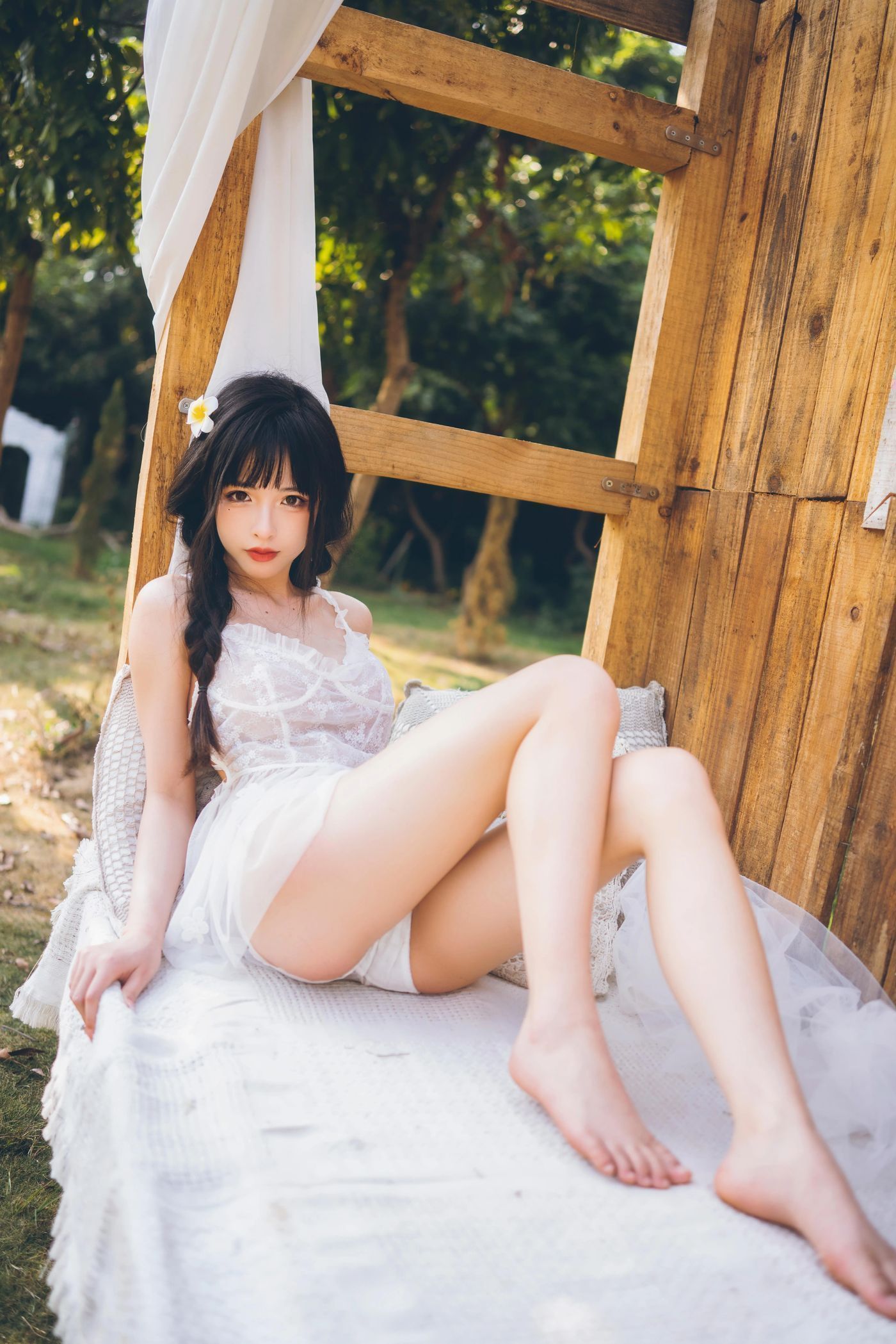 清水由乃 – NO.21 田园蕾丝裙 [65P]插图3