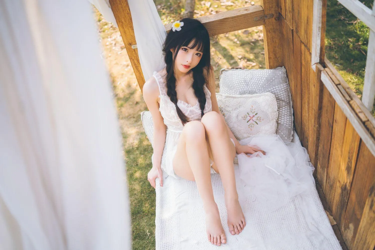 清水由乃 – NO.21 田园蕾丝裙 [65P]插图1