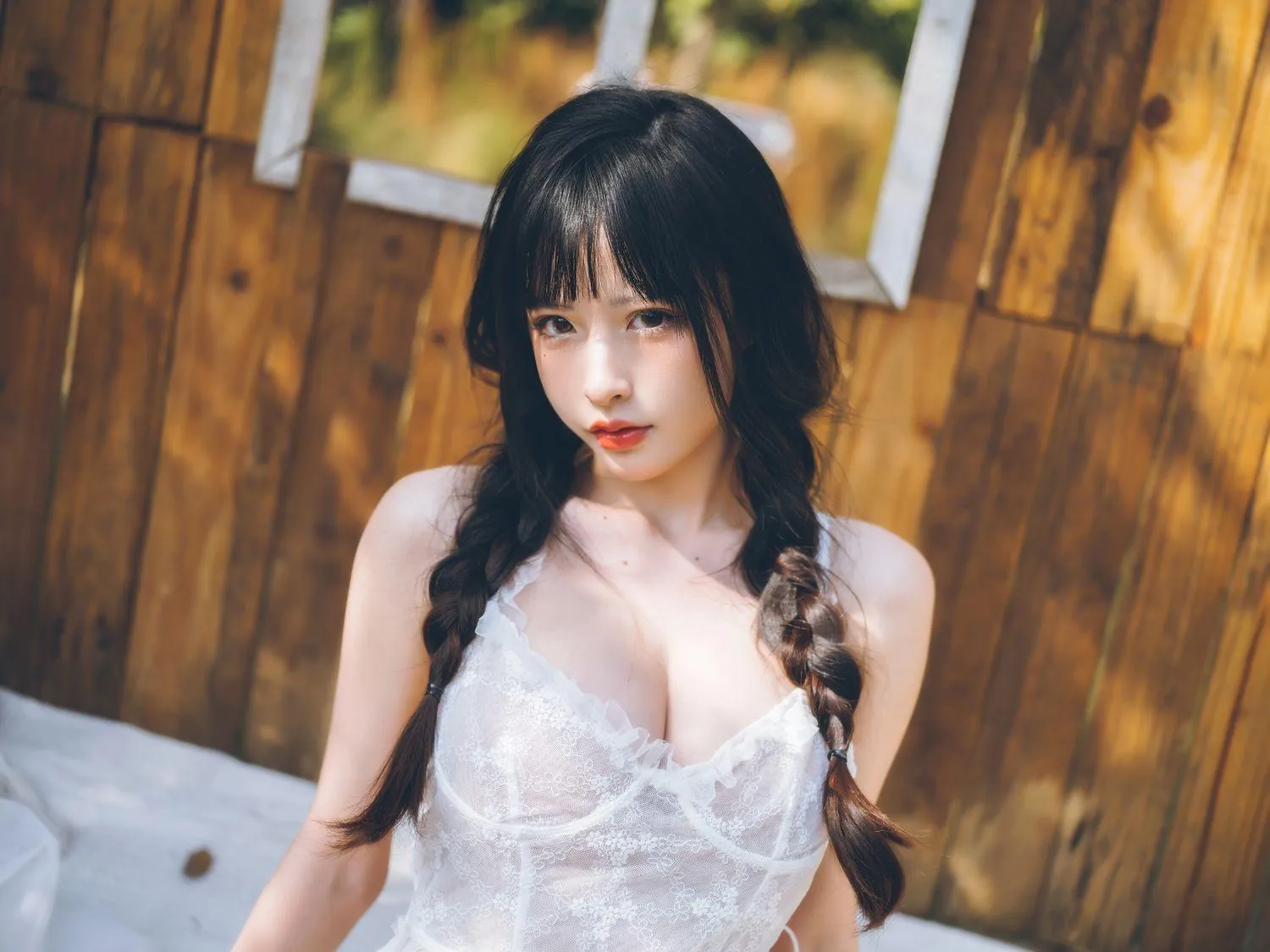 清水由乃 – NO.21 田园蕾丝裙 [65P]插图7