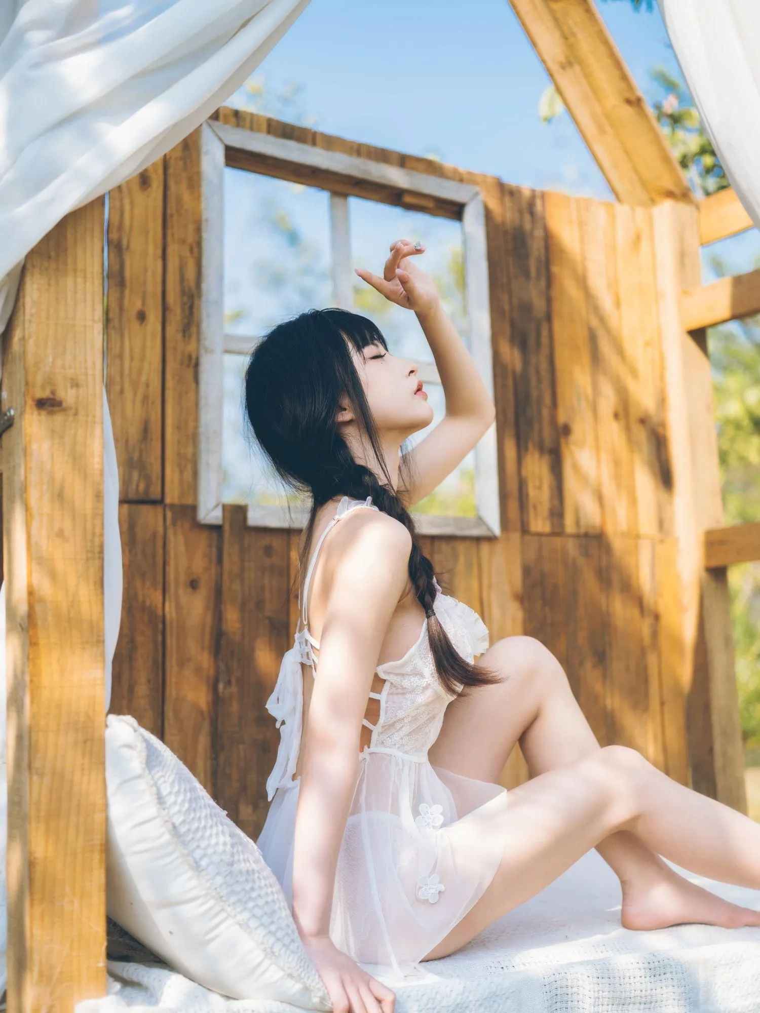 清水由乃 – NO.21 田园蕾丝裙 [65P]插图1