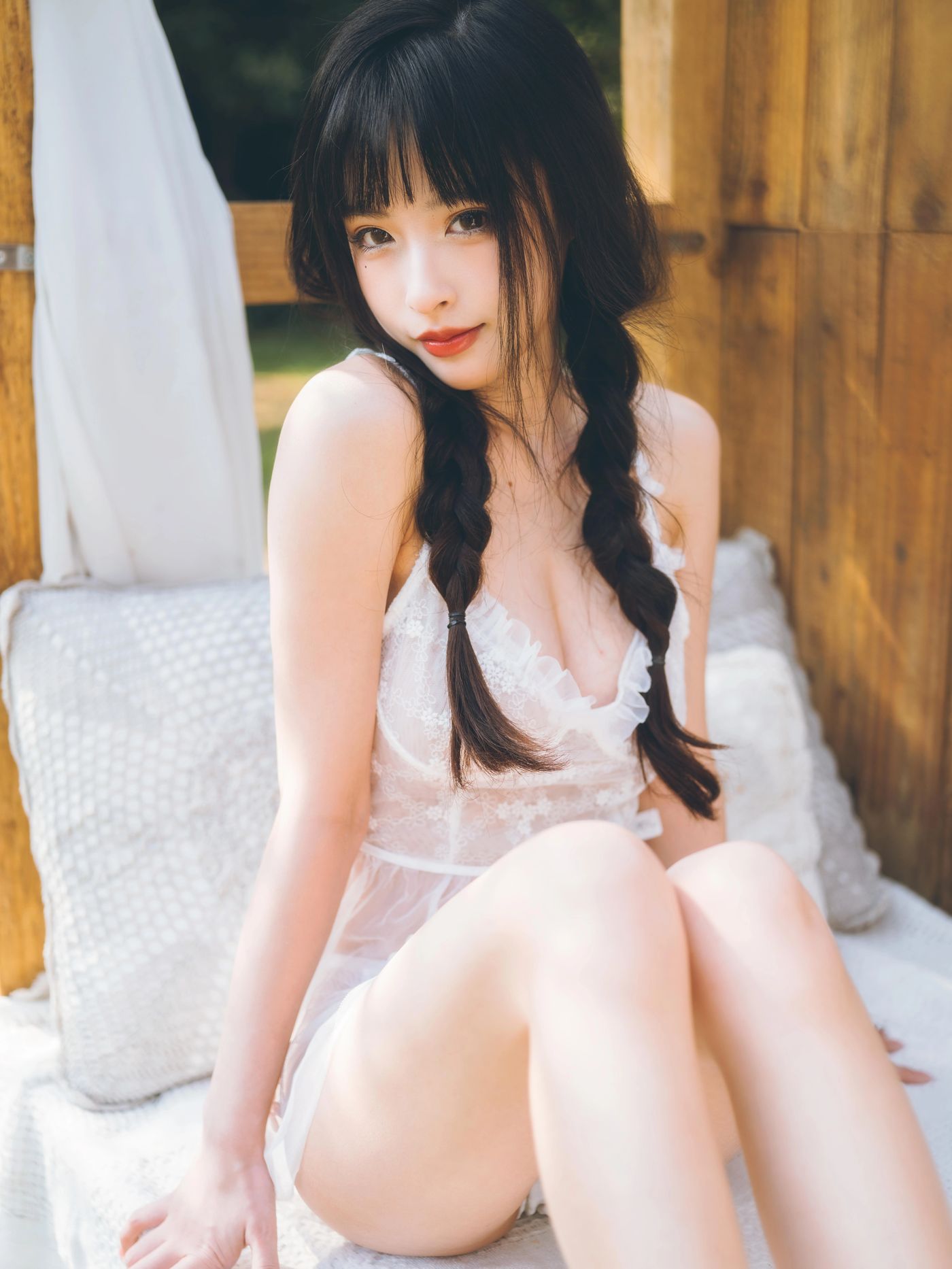 清水由乃 – NO.21 田园蕾丝裙 [65P]插图5