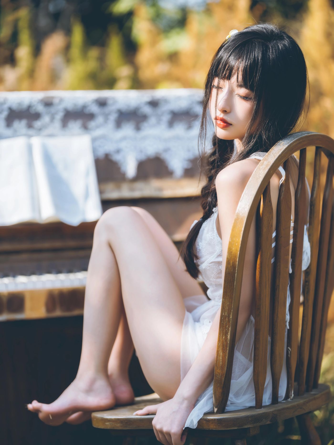 清水由乃 – NO.21 田园蕾丝裙 [65P]插图6