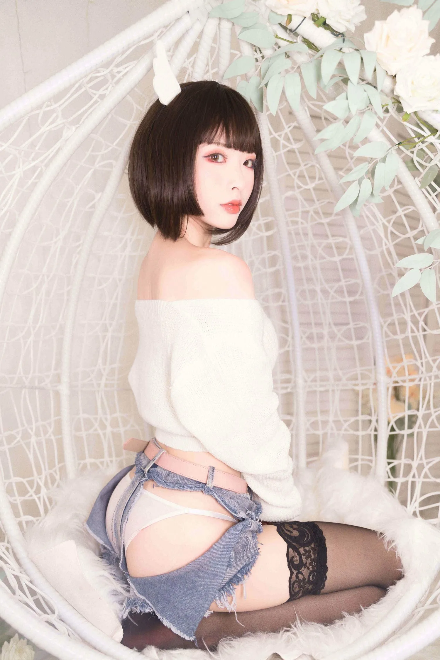 清水由乃 – NO.34 白色毛衣 [32P]插图1