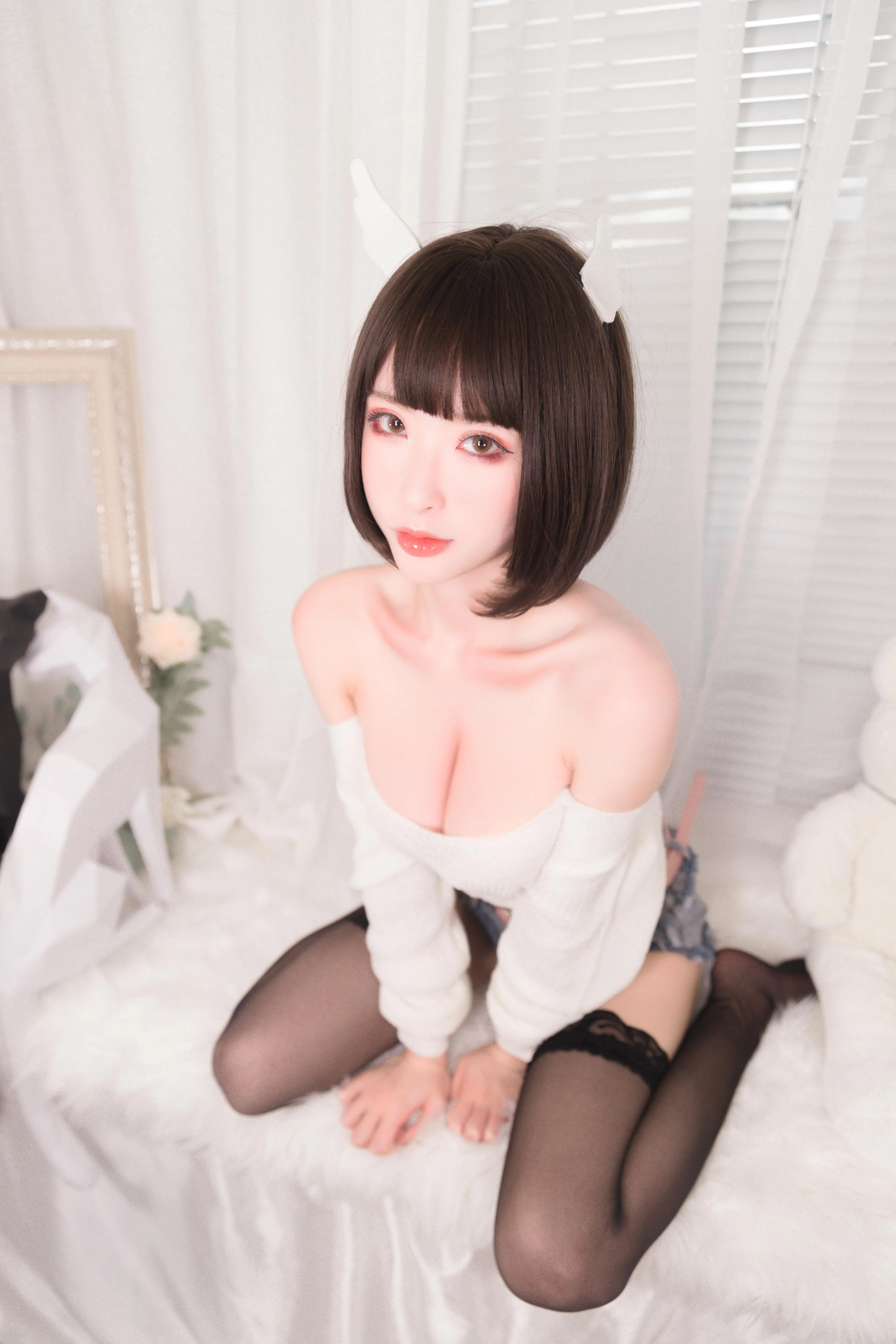 清水由乃 – NO.34 白色毛衣 [32P]插图3