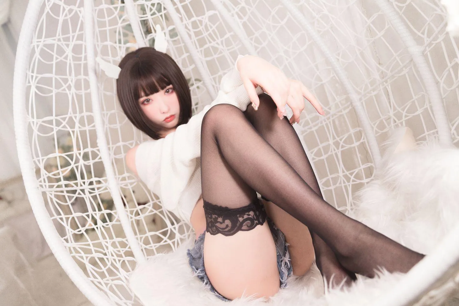 清水由乃 – NO.34 白色毛衣 [32P]插图6